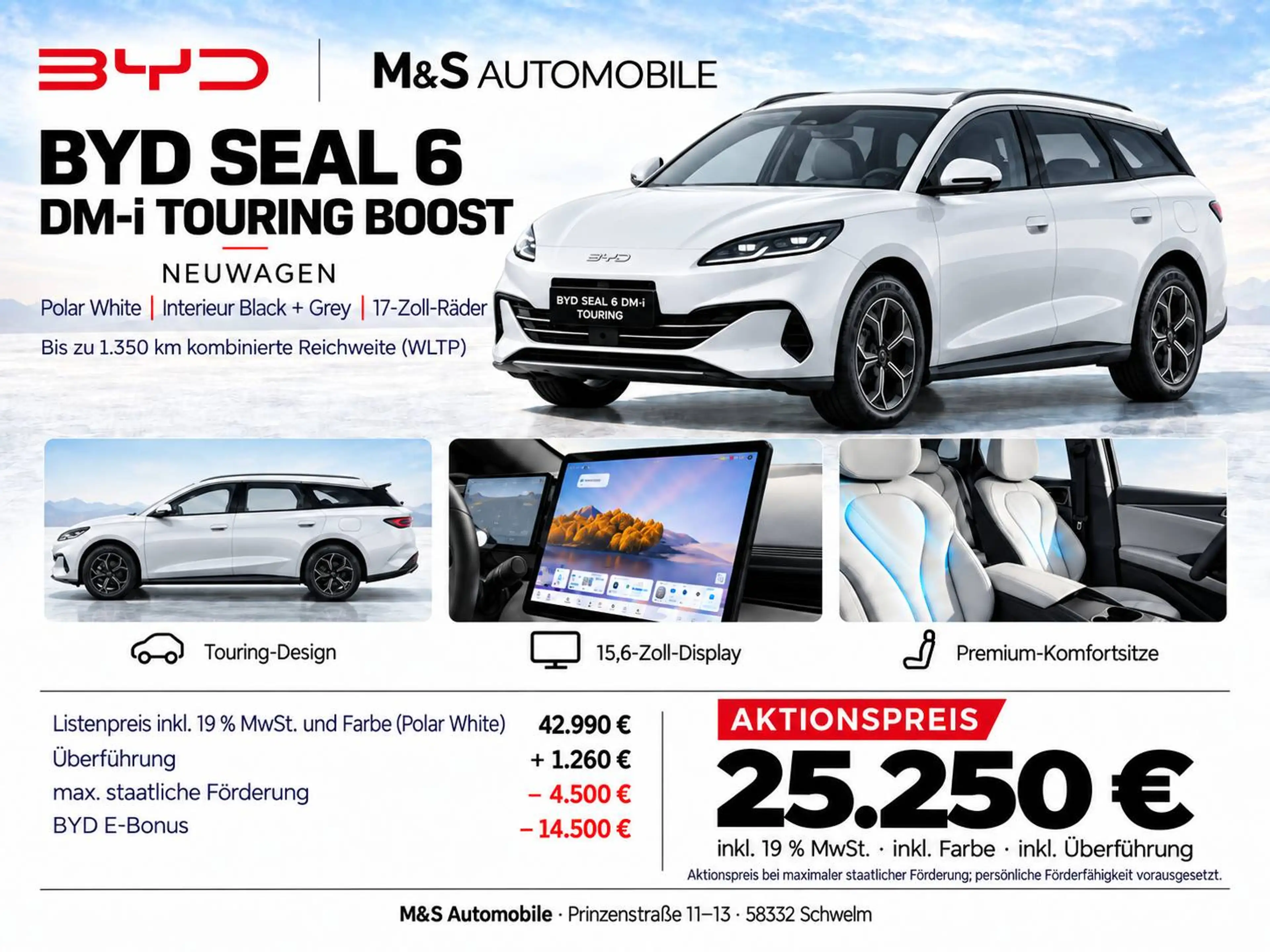 BYD Seal 6 SEAL 6 DM-i Touring Boost °Neuwagen°