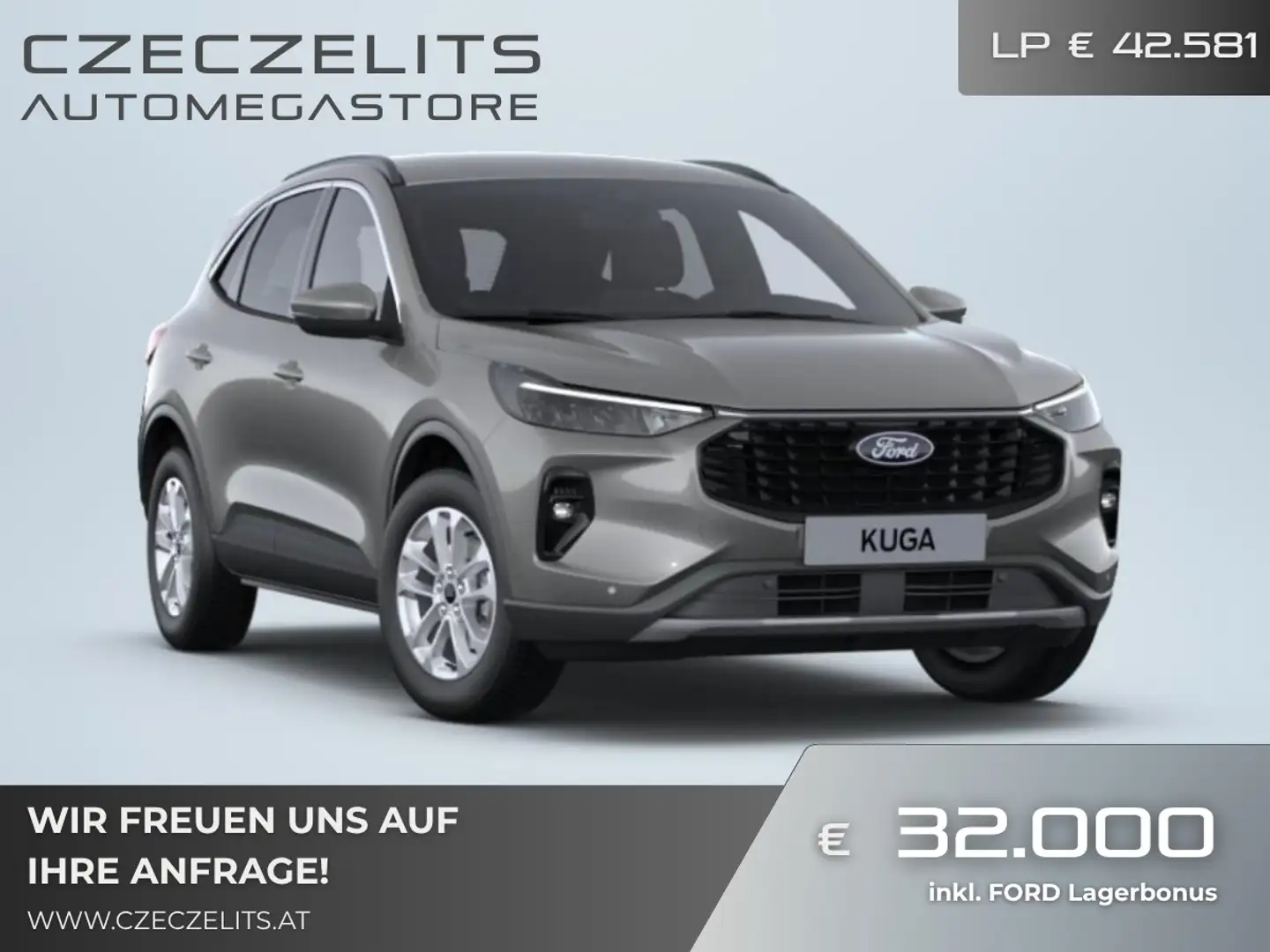Ford Kuga 1,5 EcoBoost Titanium ON 42957 JF Silber - 1