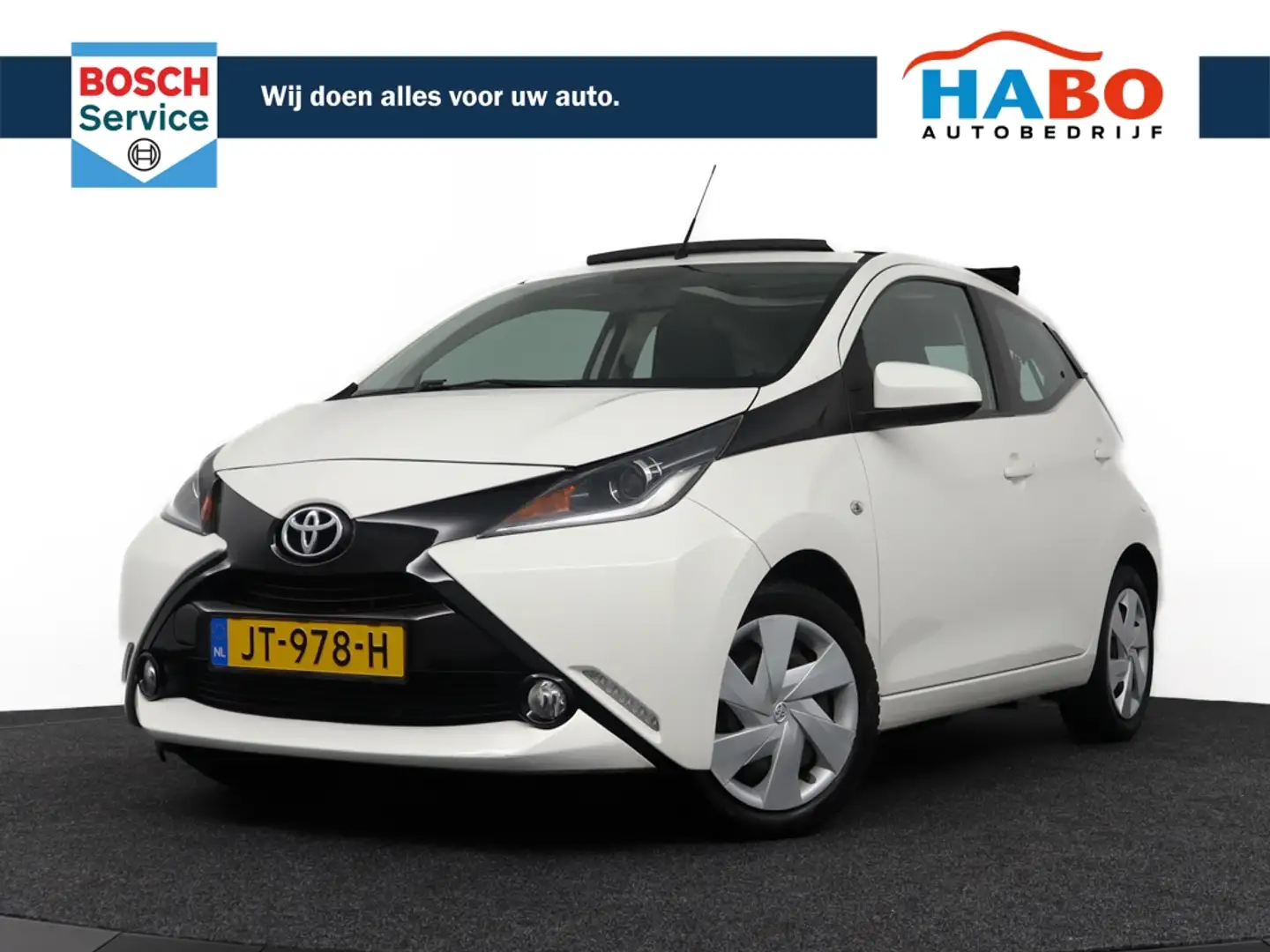 Toyota Aygo 1.0 VVT-I X-WAVE 5DRS AC/SPEED.LIMIT/CAMERA/SCHUIF Alb - 1