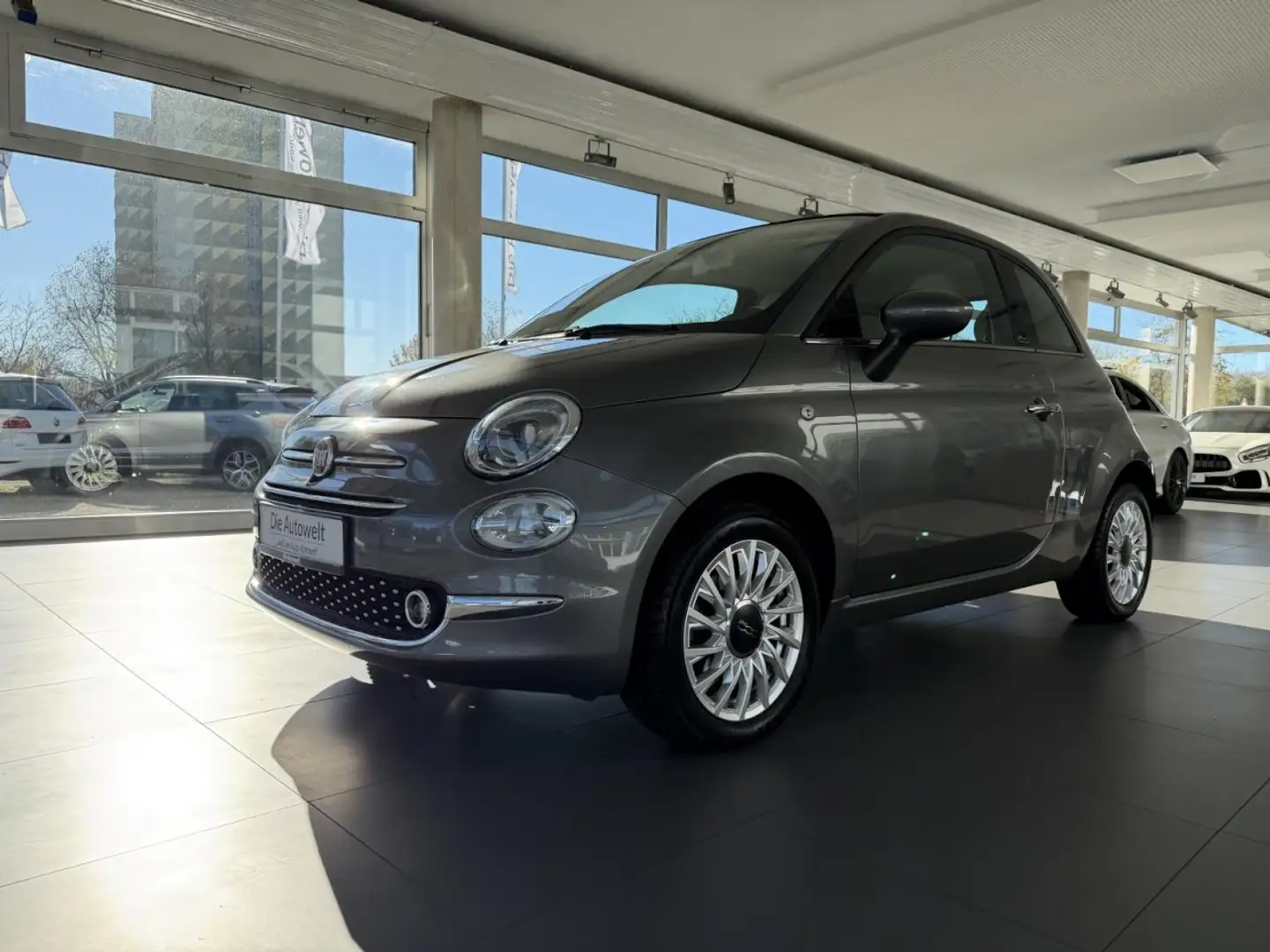 Fiat 500 Lounge 1.2 CABRIO NAVI PDC GRA GBA KLIMA BT Klima Grau - 2