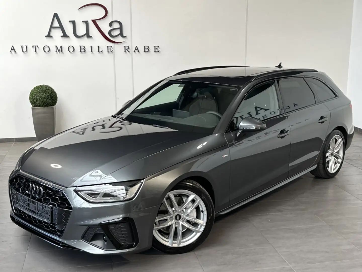 Audi A4 Avant 40 TDI S-Line NAV+LED+AHK+PANORAMA+B&O Grau - 2