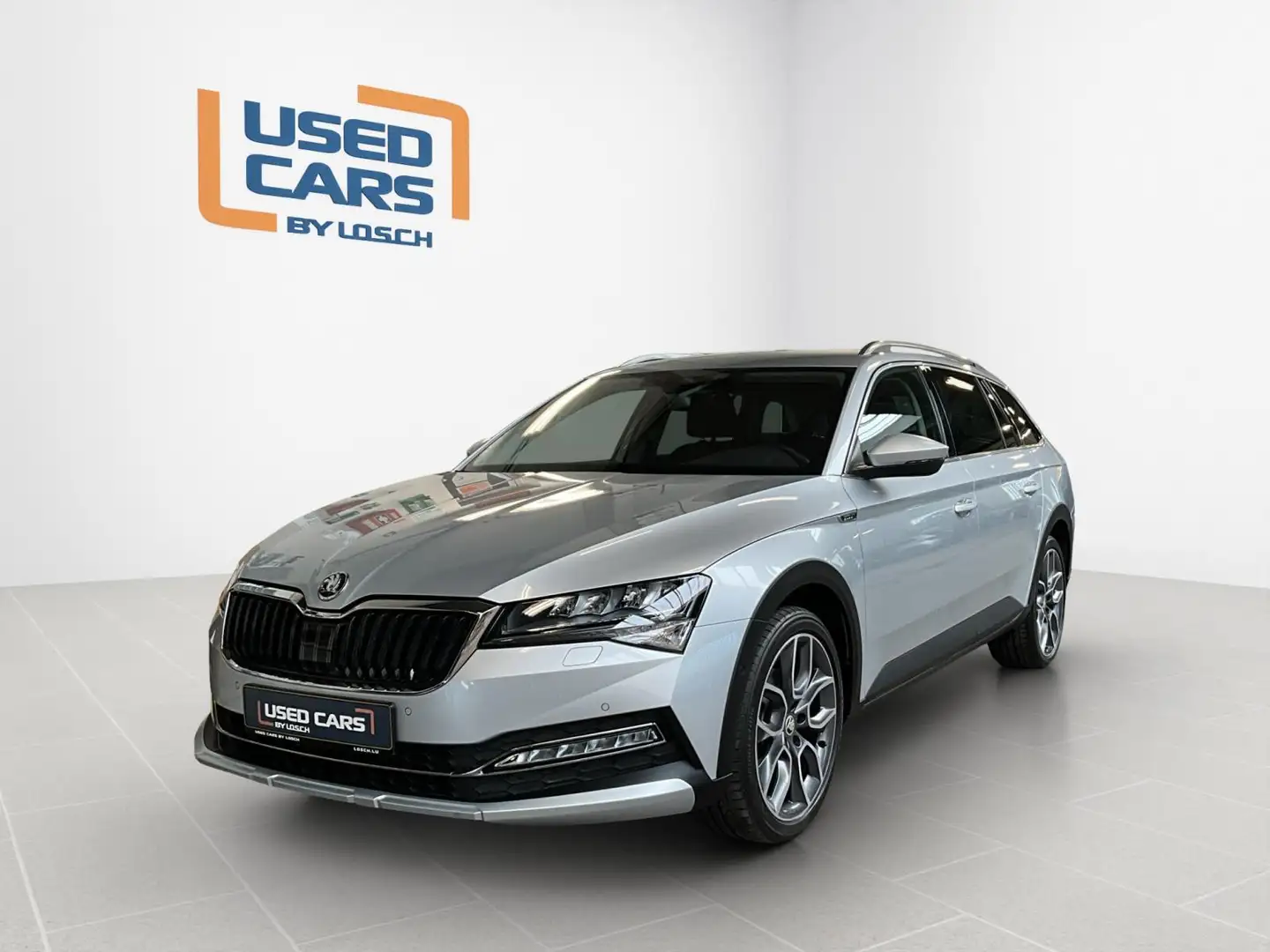 Skoda Superb Scout+DSG+4x4+Stand.H Argent - 1