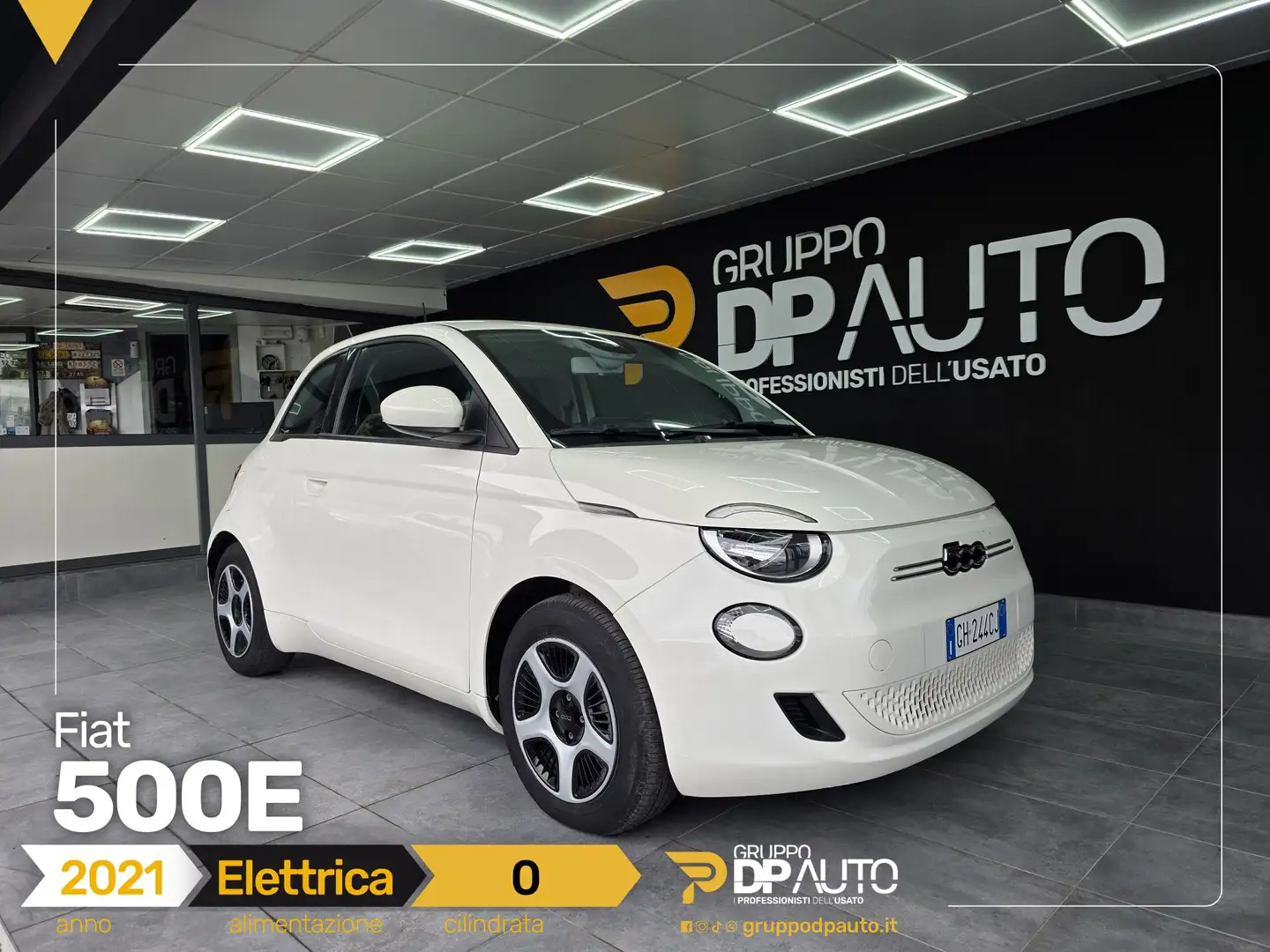 Fiat 500e 42 kWh Icon Wit - 1