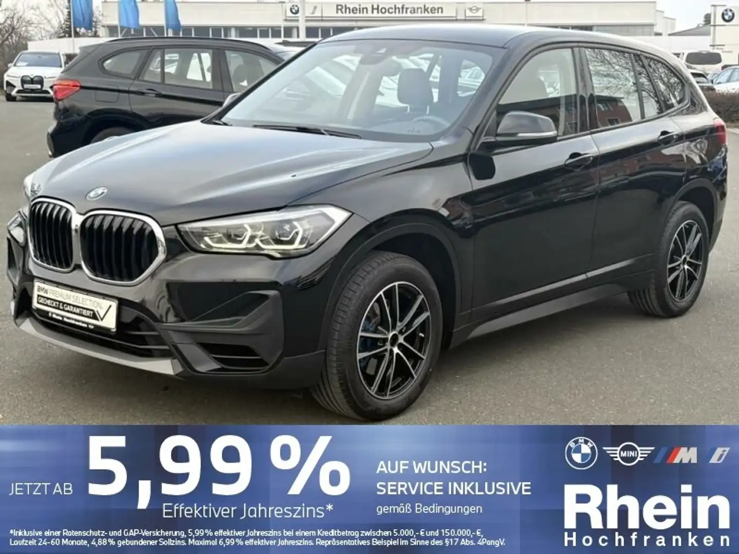 BMW X1 sDrive18i Adavantage LED NAVI SHZ LORDOSE Noir - 1