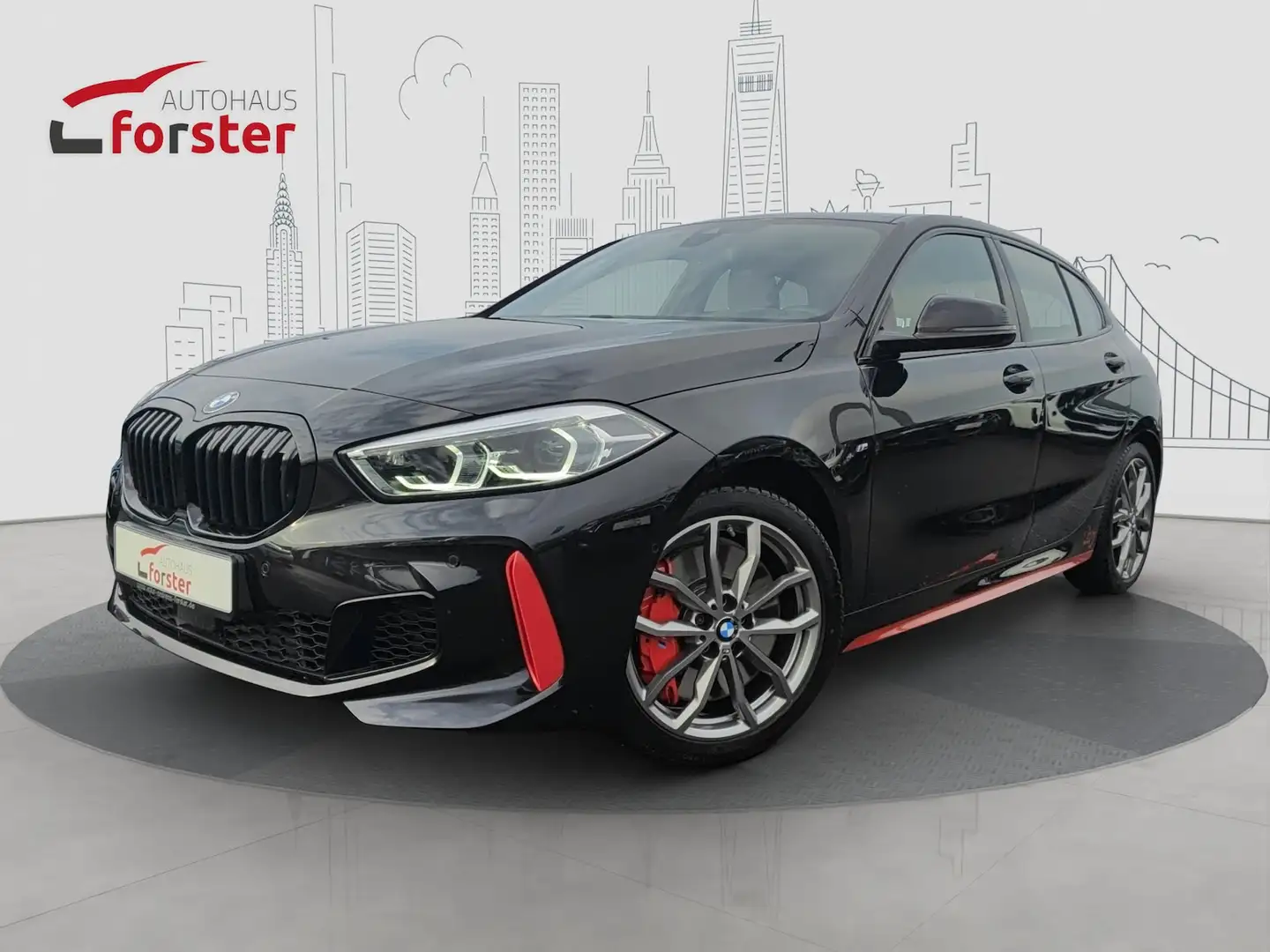 BMW 128 Sportautomatic HeadUp Keyless HIFI Zwart - 1