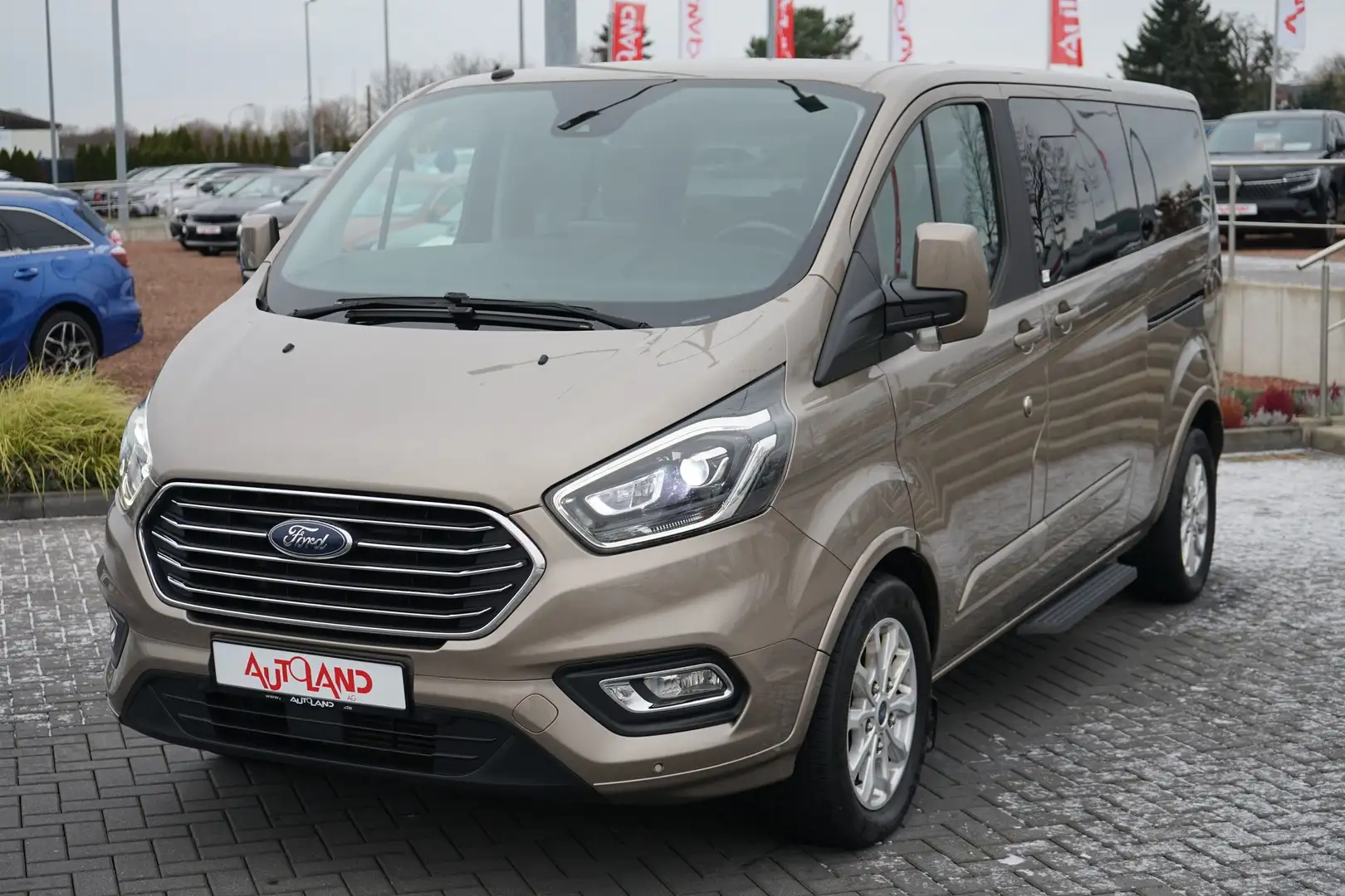 Ford Tourneo Custom 2.0 TDCi Titanium L2 STHZ ACC AHK Gris - 1