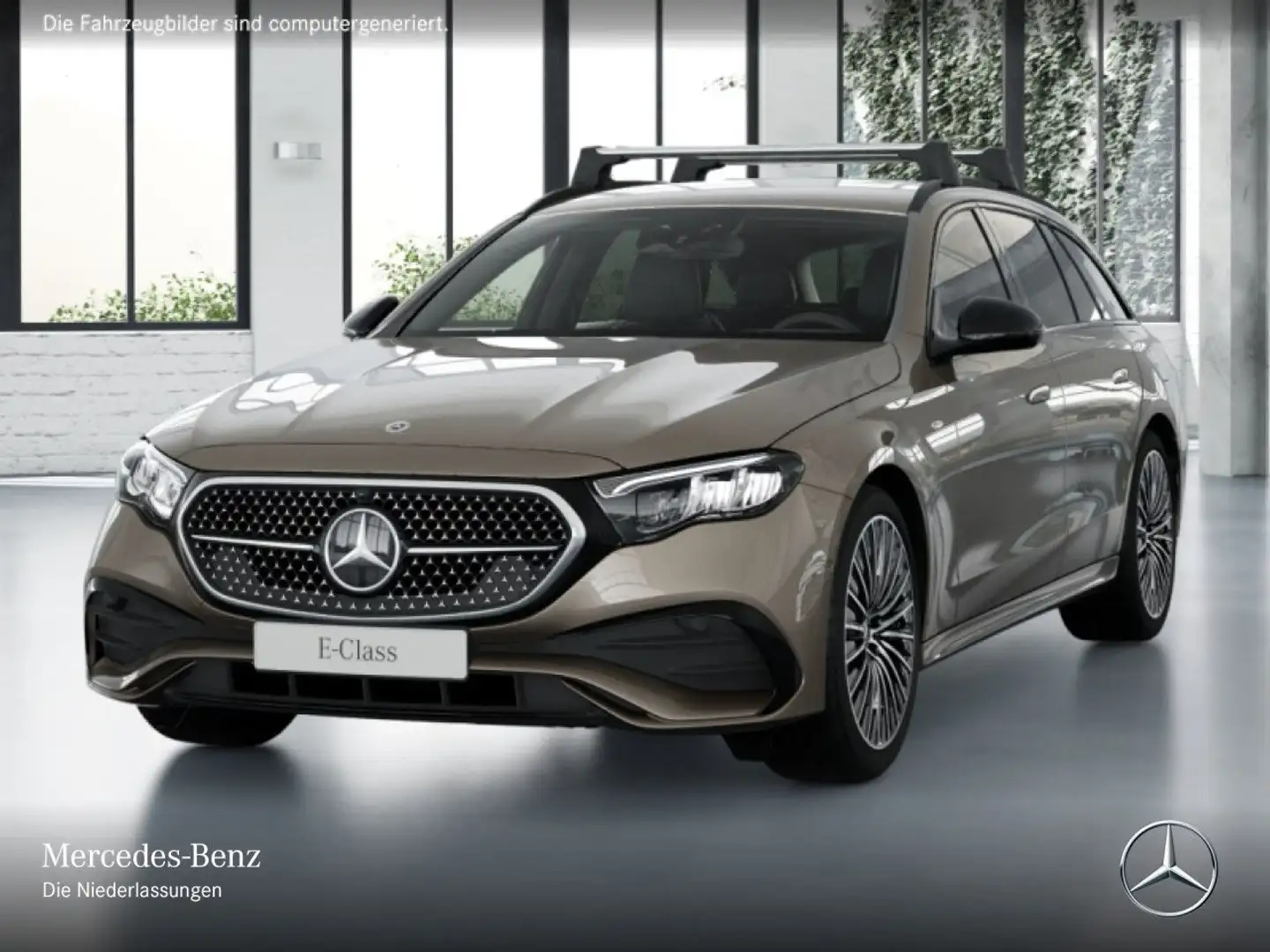 Mercedes-Benz E 300 de T 4M Hybrid AMG Fahrass 360° Burmester 9G Braun - 2