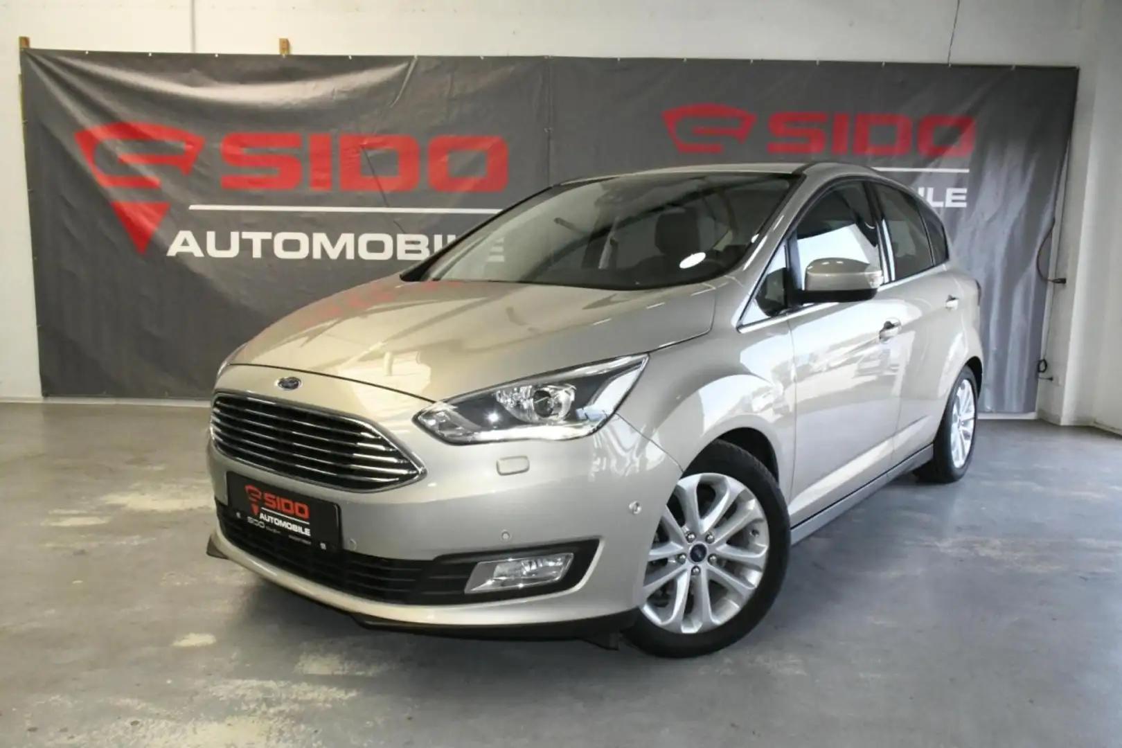 Ford C-Max 1.5 EcoB. Titani. B.XEN*NAV*CAM*KEY*BT*SHZ Klima Silber - 1
