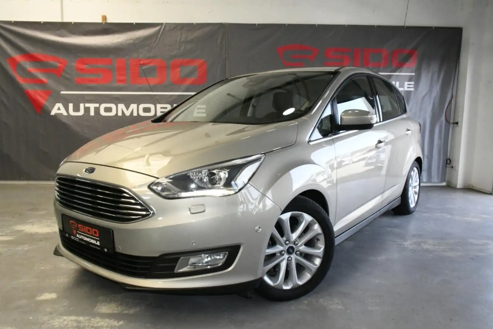 Ford C-Max 1.5 EcoB. Titani. B.XEN*NAV*CAM*KEY*BT*SHZ Klima Zilver - 1