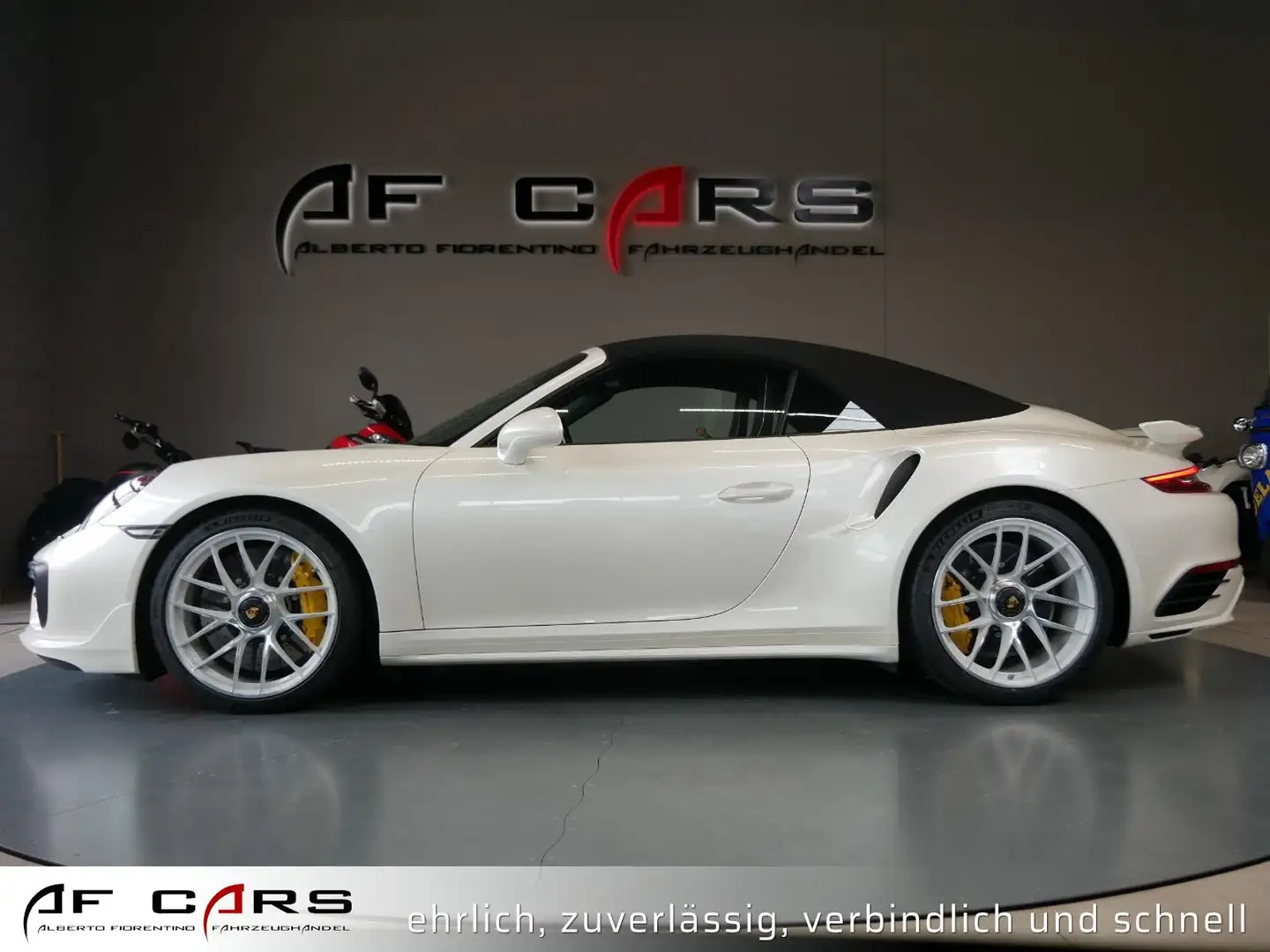 Porsche 911 991 911 Turbo S Cabriolet Voll Exclusive Approved Weiß - 2