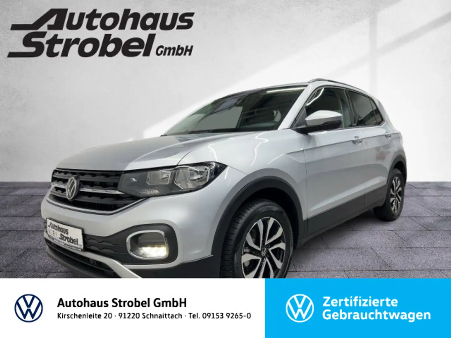 Volkswagen T-Cross 1.0 TSI DSG "ACTIVE" ab 3,99% ACC Navi E Silber - 1