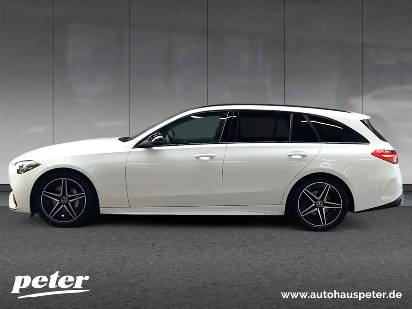Mercedes-Benz C 200 d T AMG/Night/LED/Panorama-SD/Kamera/AHK/ Weiß - 2