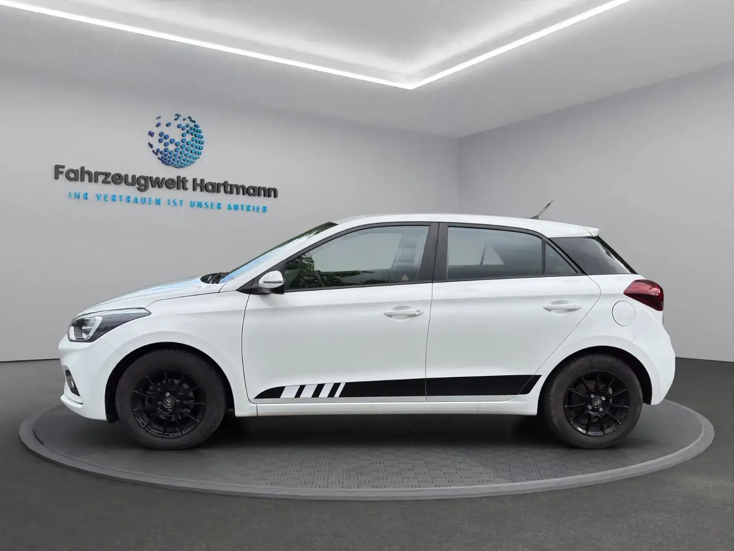 Hyundai i20 *1.Hand*Scheckheft*55.145km*Alufelgen*Klima* Weiß - 2