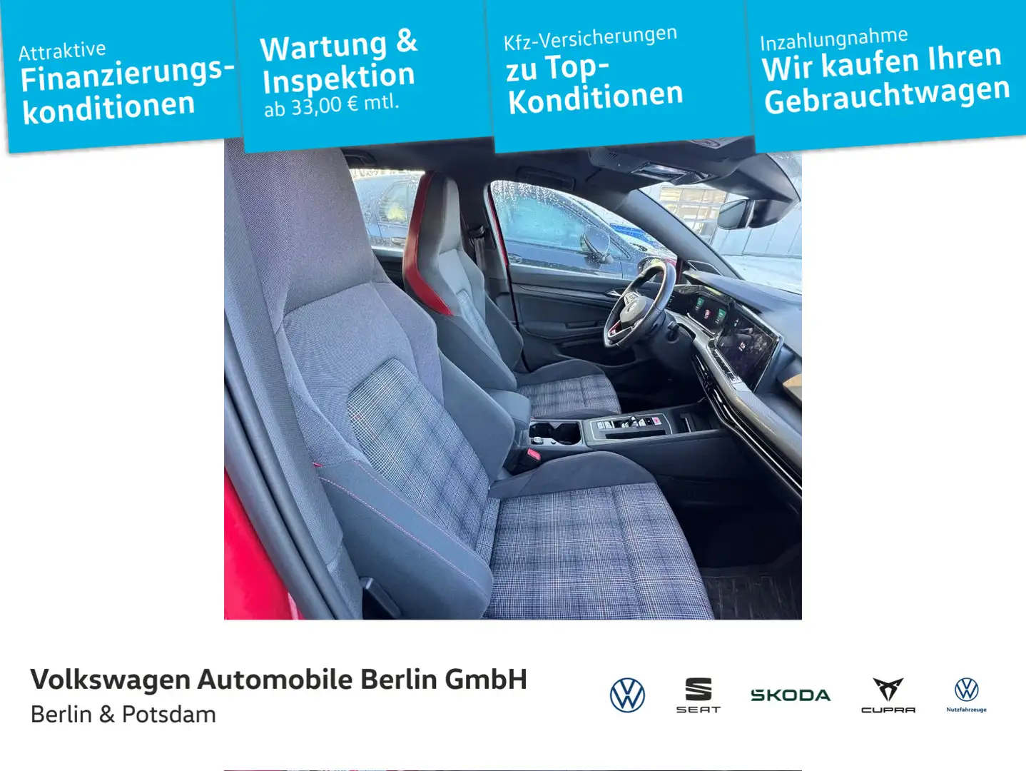 Volkswagen Golf GTI Golf VIII 2.0 TSI GTI (EURO 6d) Rot - 1