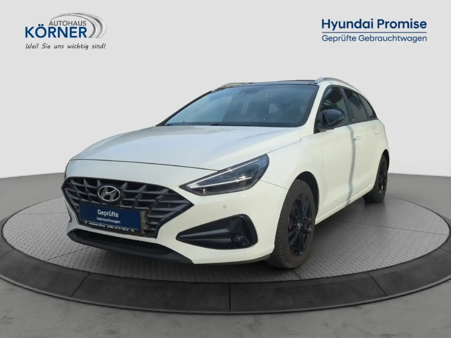 Hyundai i30 INTRO 1.6 CRDi 7-DCT *PANO*NAVI*SHZ*LED* Білий - 2