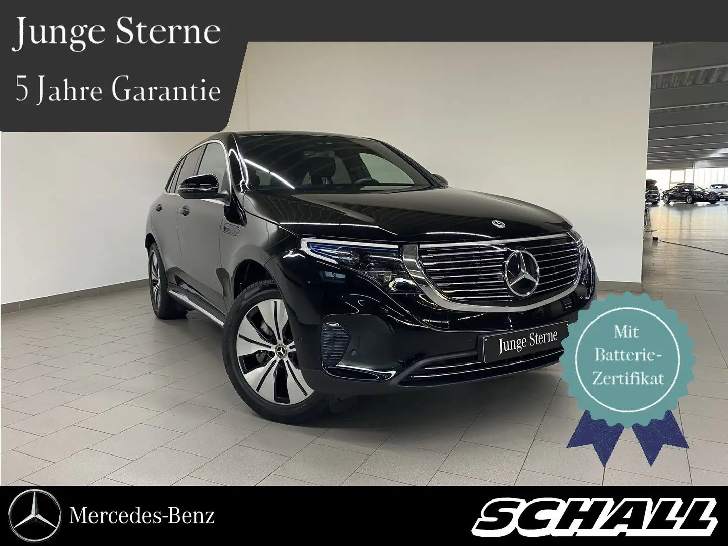 Mercedes-Benz EQC 400 400 4M MULTIBEAM LED+MBUX NAVI+KAMERA+TOTWIN Schwarz - 1