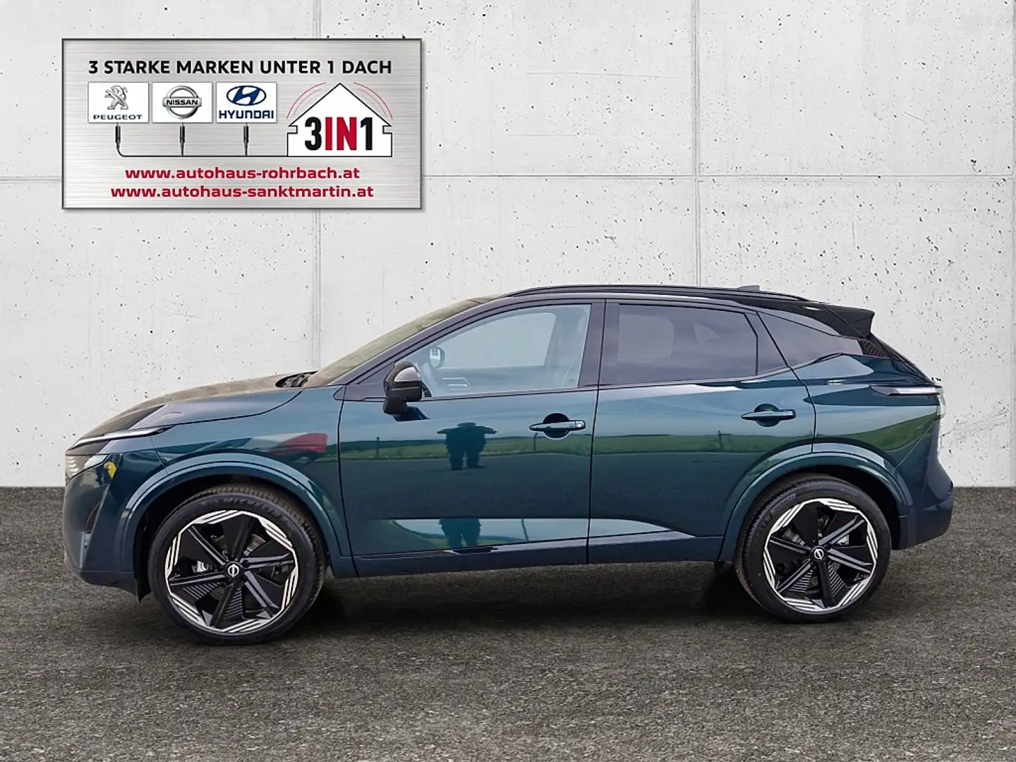 Nissan Qashqai 1,3l DIG-T N- Design Automatik N- DESIGN + Paket Grün - 2