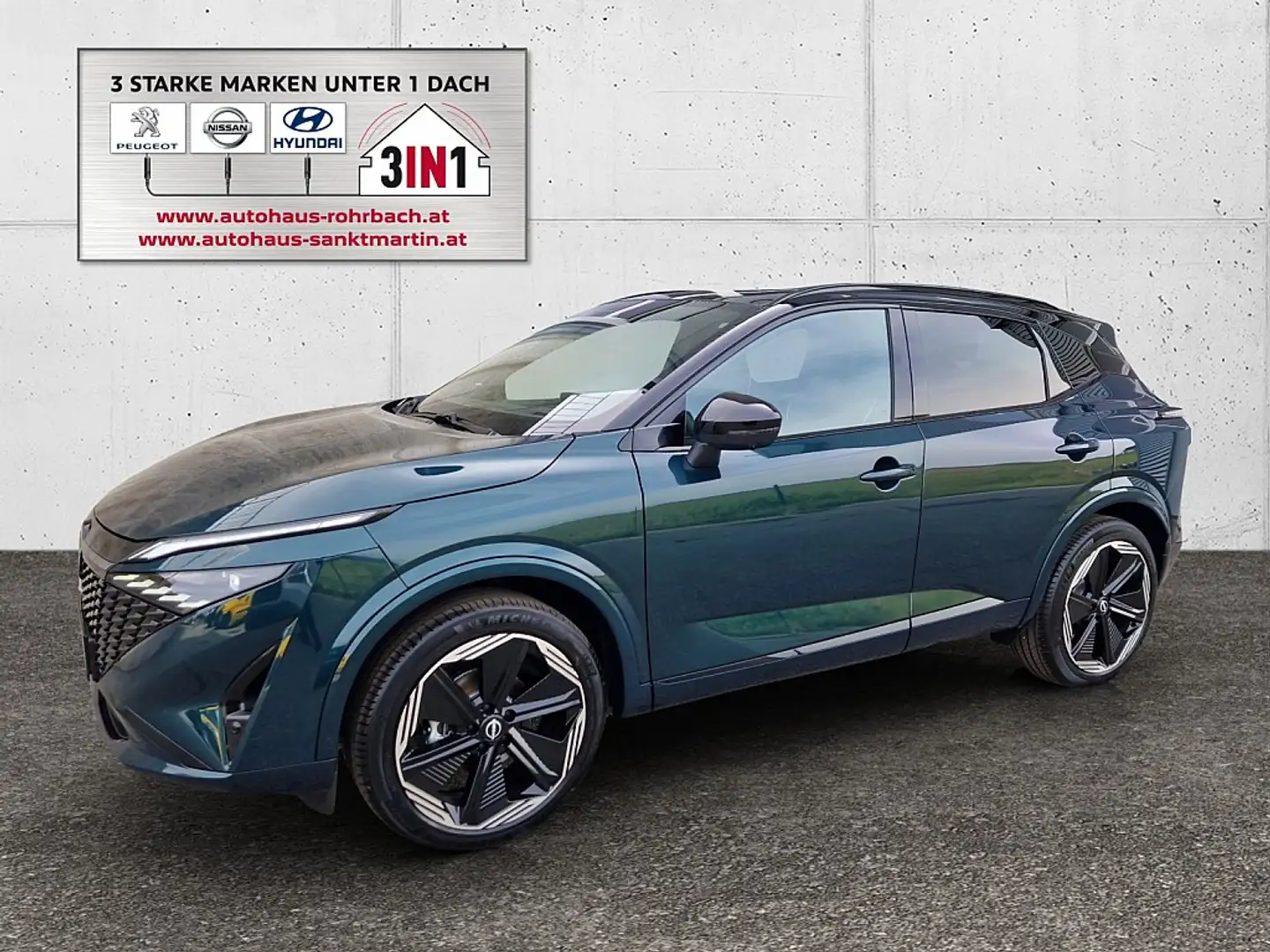 Nissan Qashqai 1,3l DIG-T N- Design Automatik N- DESIGN + Paket Grün - 1