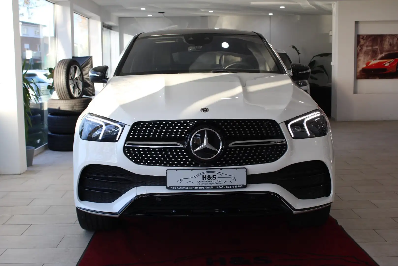 Mercedes-Benz GLE 350 de 4Matic Coupe AMG-LINE Weiß - 2