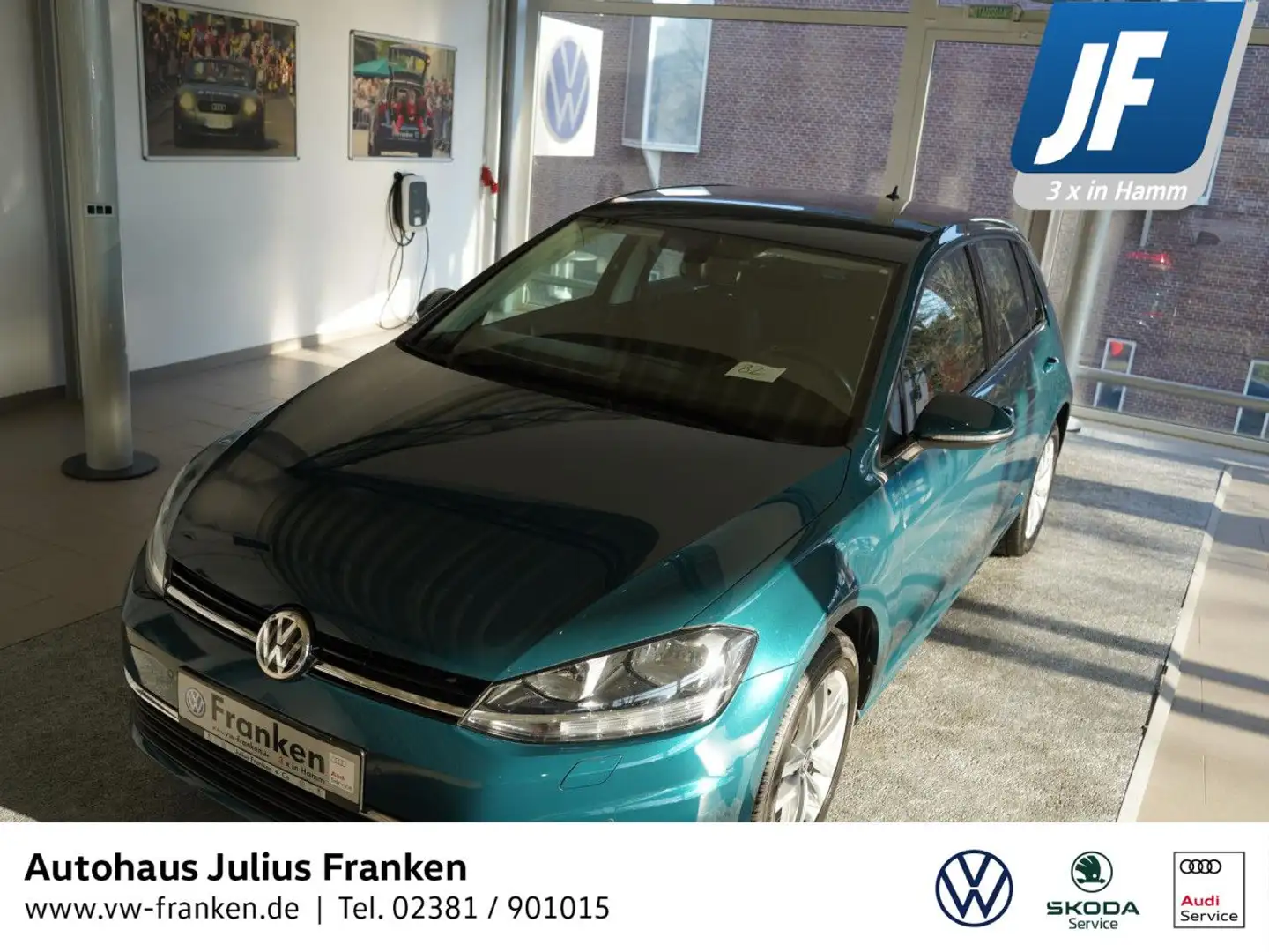 Volkswagen Golf Comfortline TSI BMT SITZH PDC KLIMA Bluetooth Groen - 1