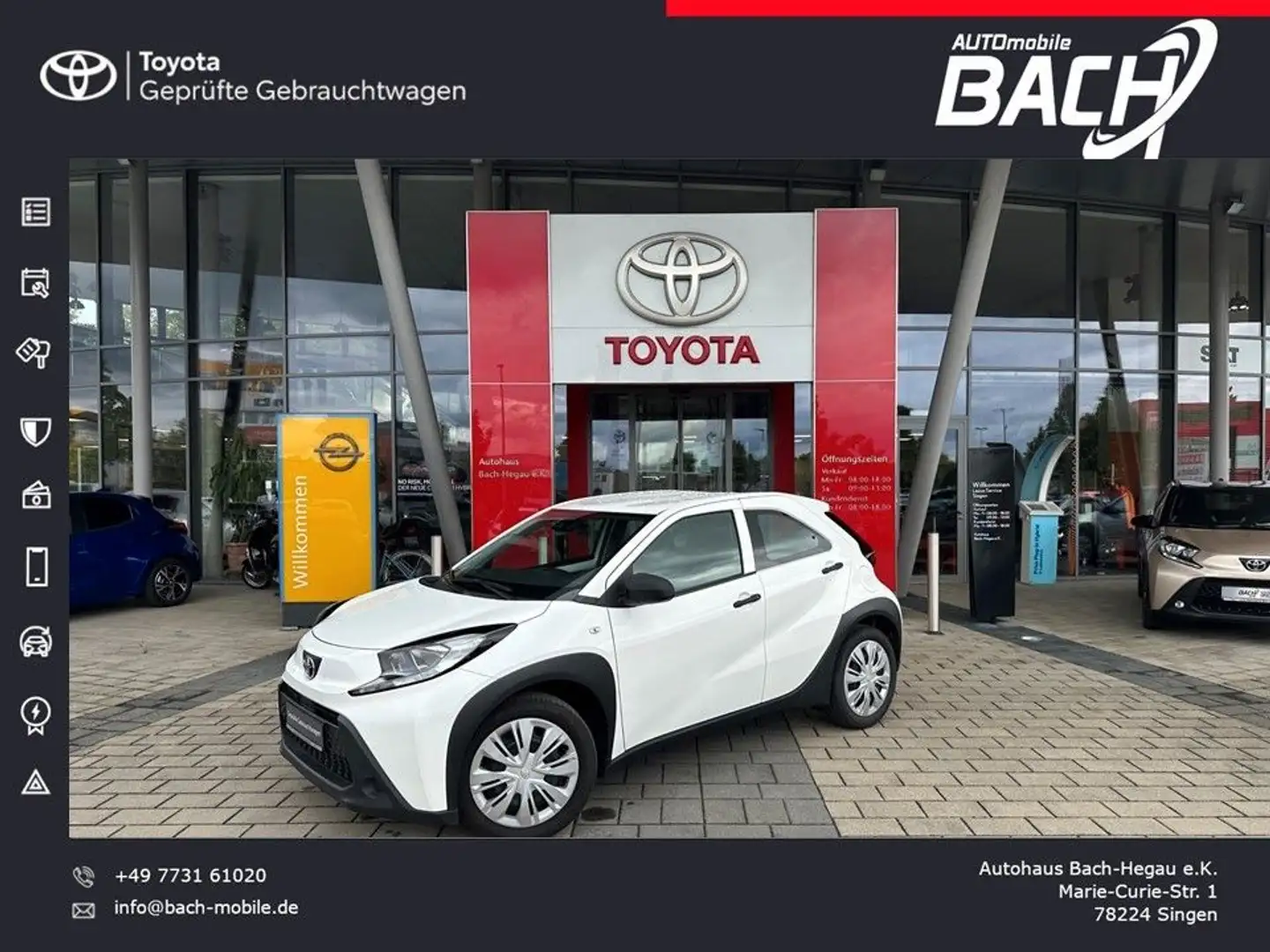 Toyota Aygo X Basis, TOYOTA TOUCH MEDIA, ***8.990 KM*** Weiß - 1