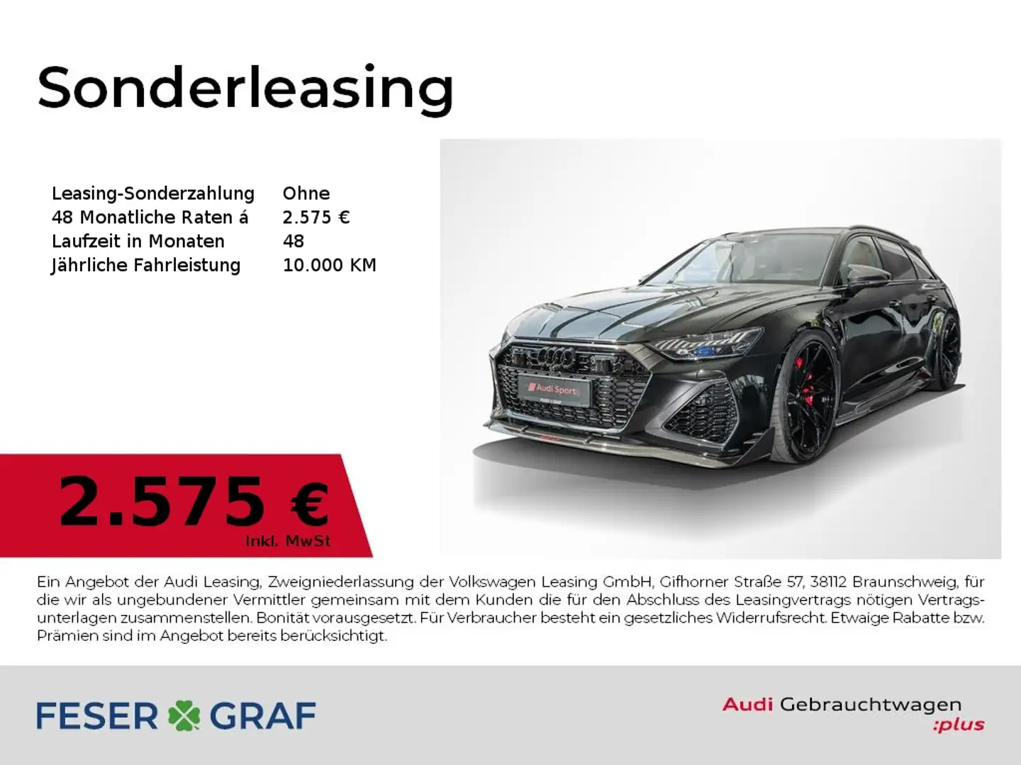 Audi RS6 Avant ABT Legacy Edition / 1 of 200 Schwarz - 1