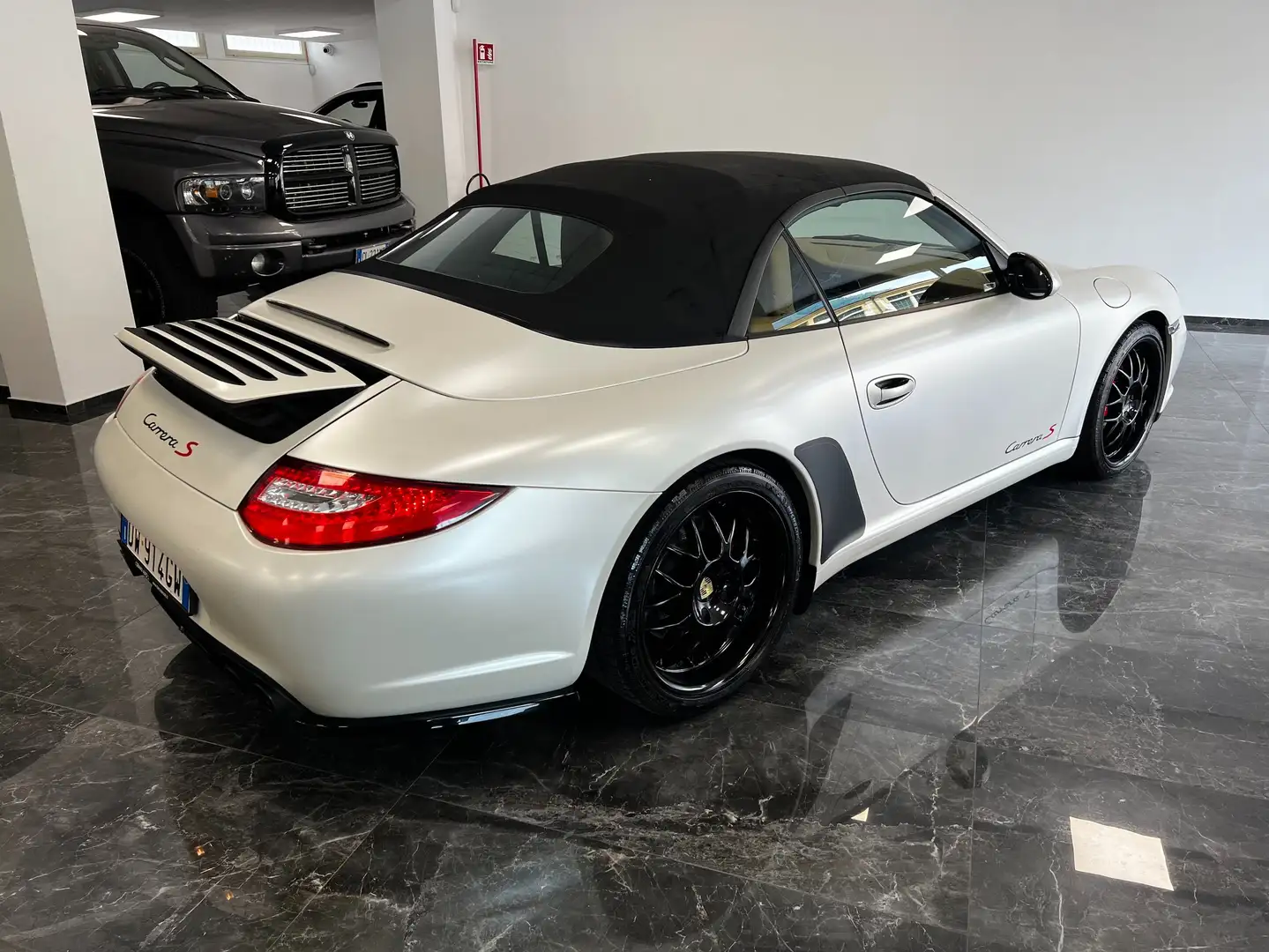 Porsche 997 Carrera S Cabriolet WRAP PERLATO / STORICO SERVICE Чорний - 2