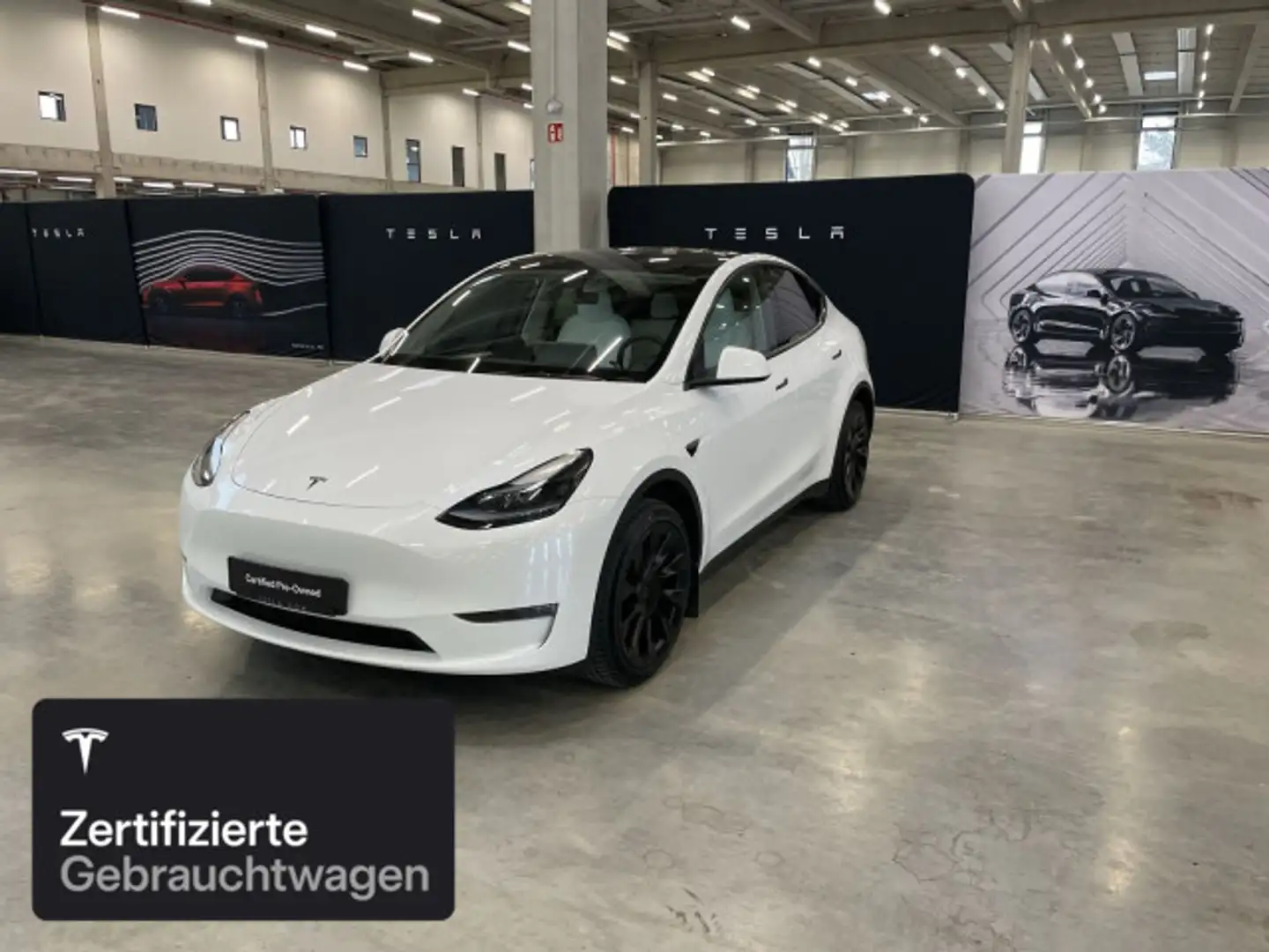 Tesla Model Y Long Range AWD Blanc - 1