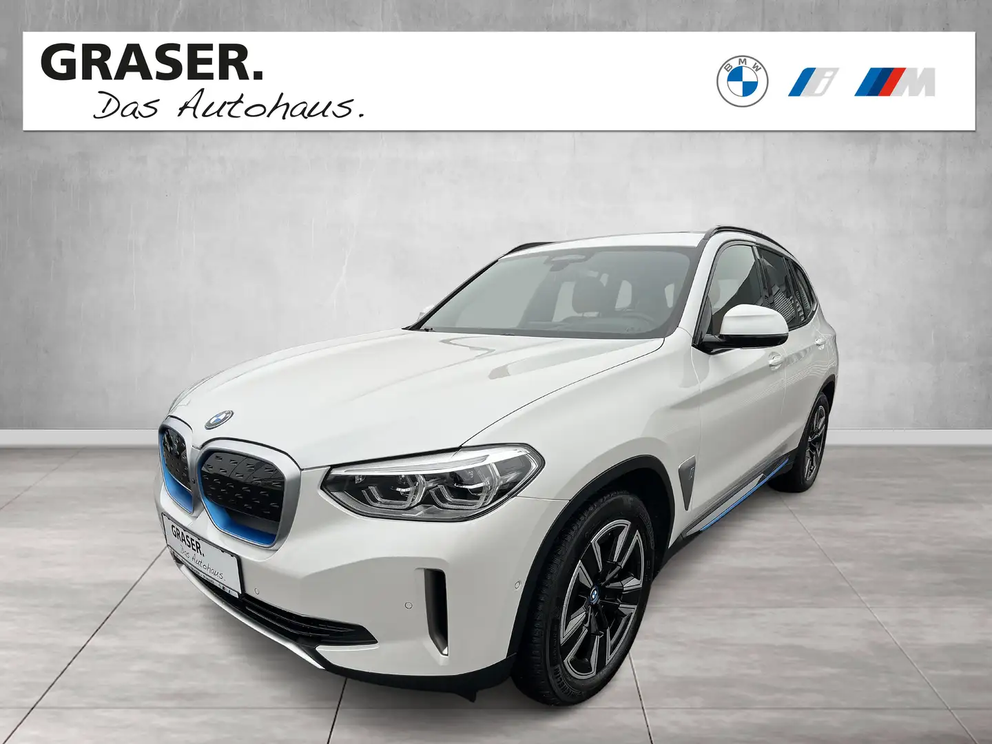 BMW iX3 Gestiksteuerung Head-Up HK HiFi DAB LED Shz Blanc - 1