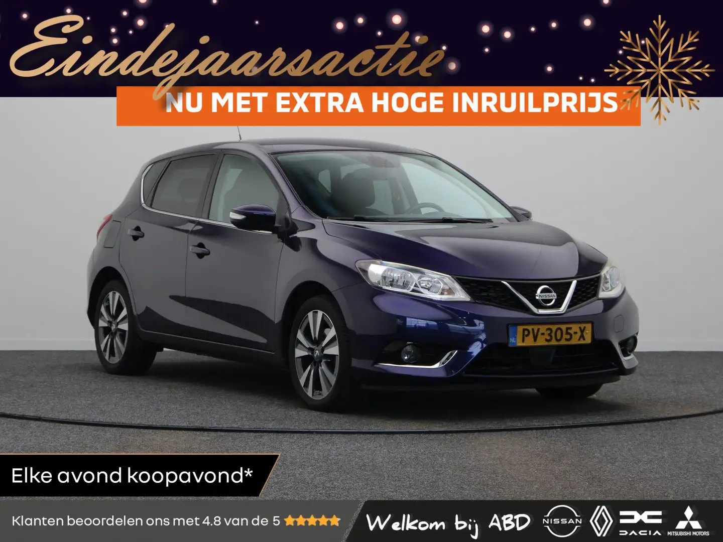 Nissan Pulsar 1.2 DIG-T N-Connecta | Achteruitrijcamera | Trekha Albastru - 1