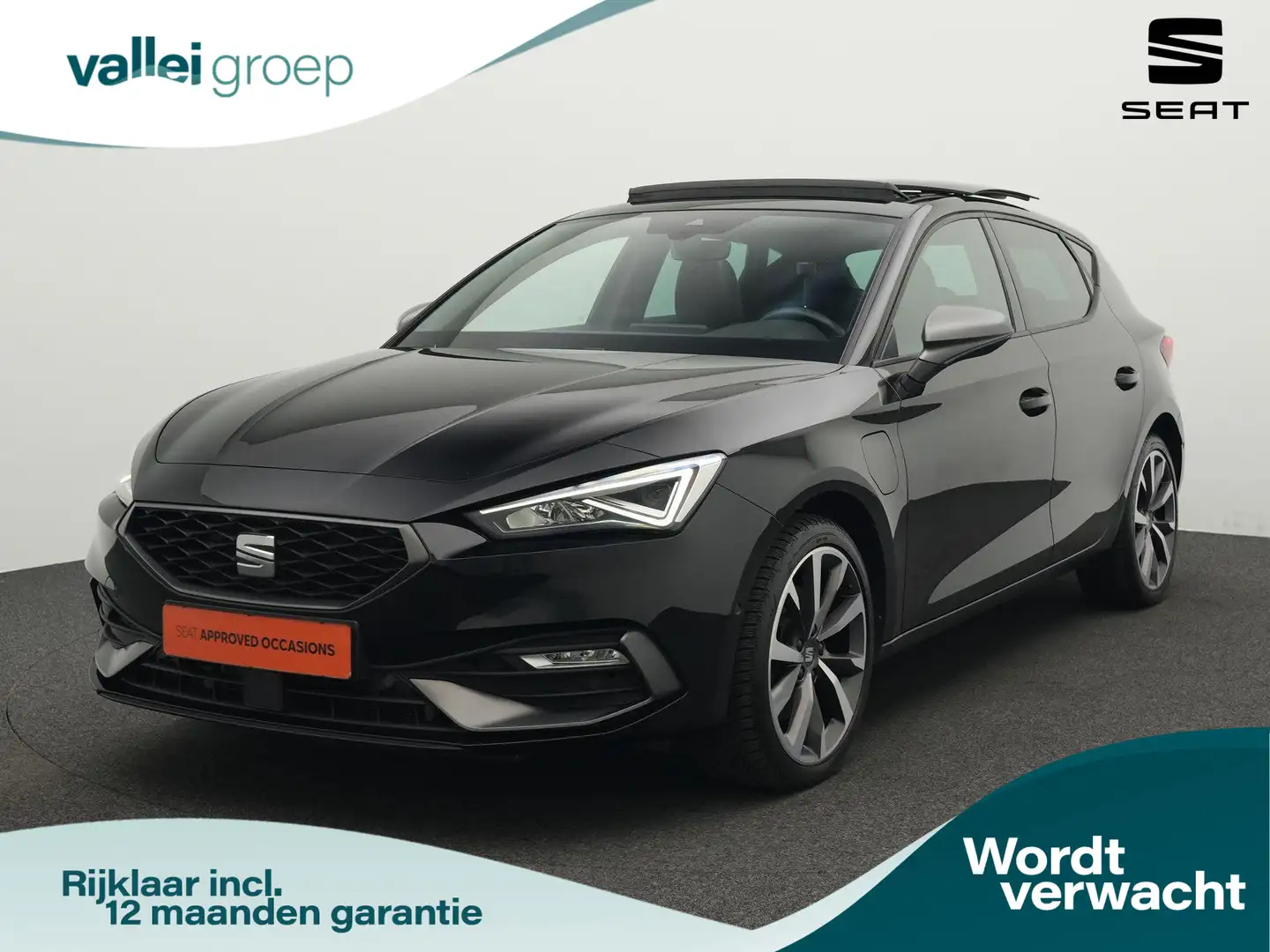 SEAT Leon 1.4 TSI eHybrid 204 pk DSG PHEV FR Business Intens Zwart - 1