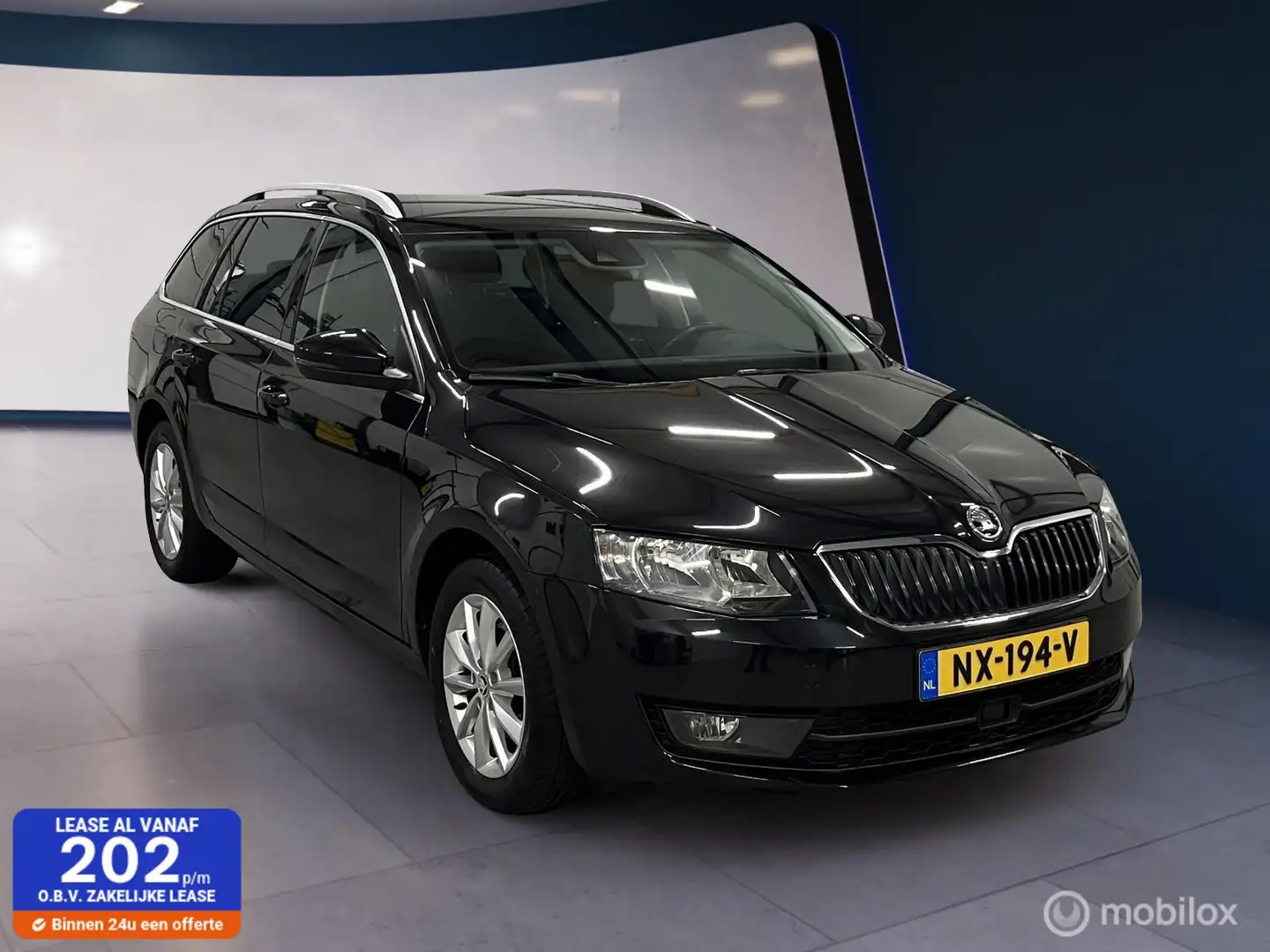 Skoda Octavia Combi 1.0 TSI ✓Stoelver.✓Cruise✓Dealer onder. Zwart - 1