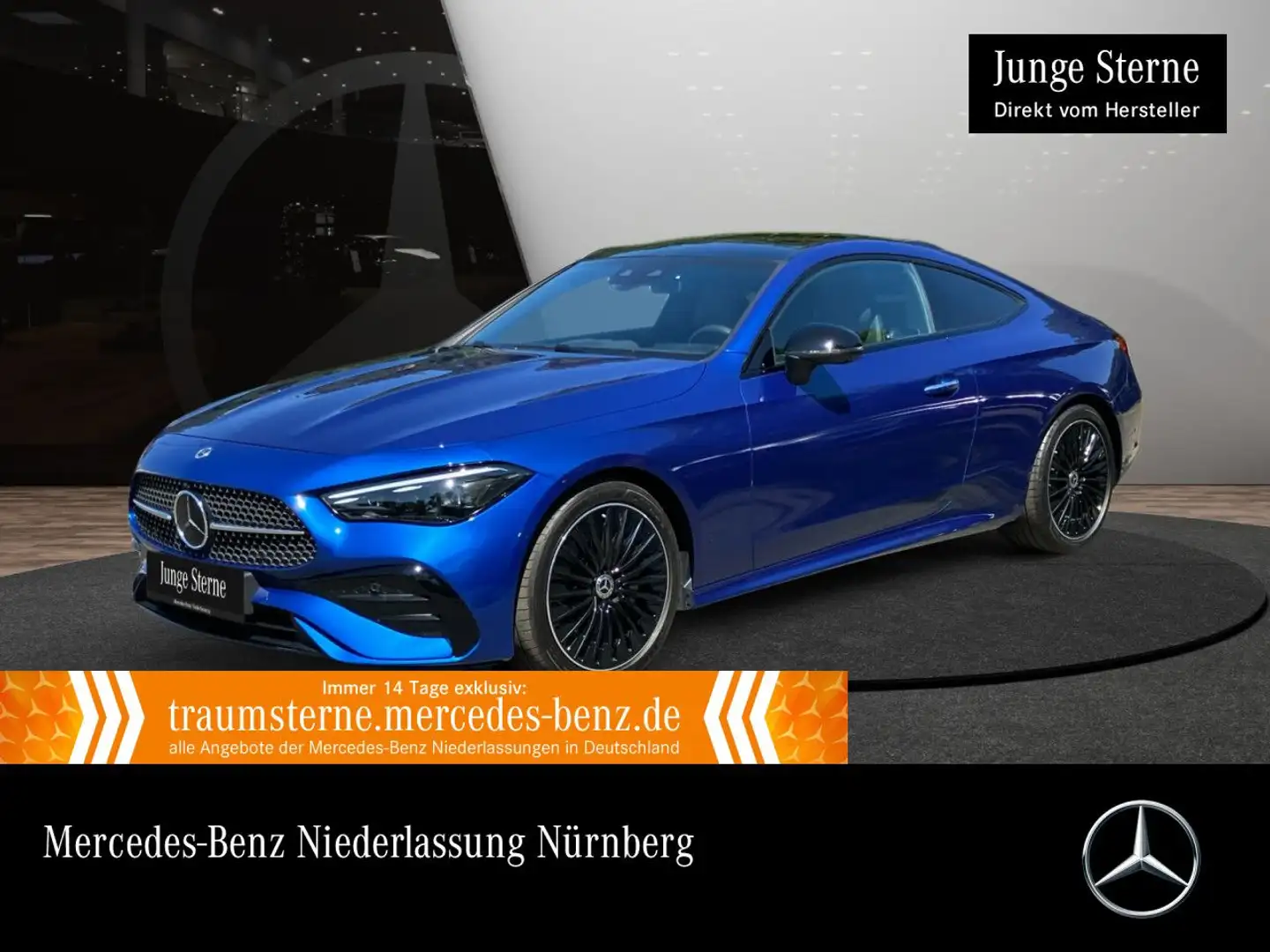 Mercedes-Benz CLE 220 d AMG+NIGHT+PANO+360+SITZKLIMA+KEYLESS+9G Bleu - 1