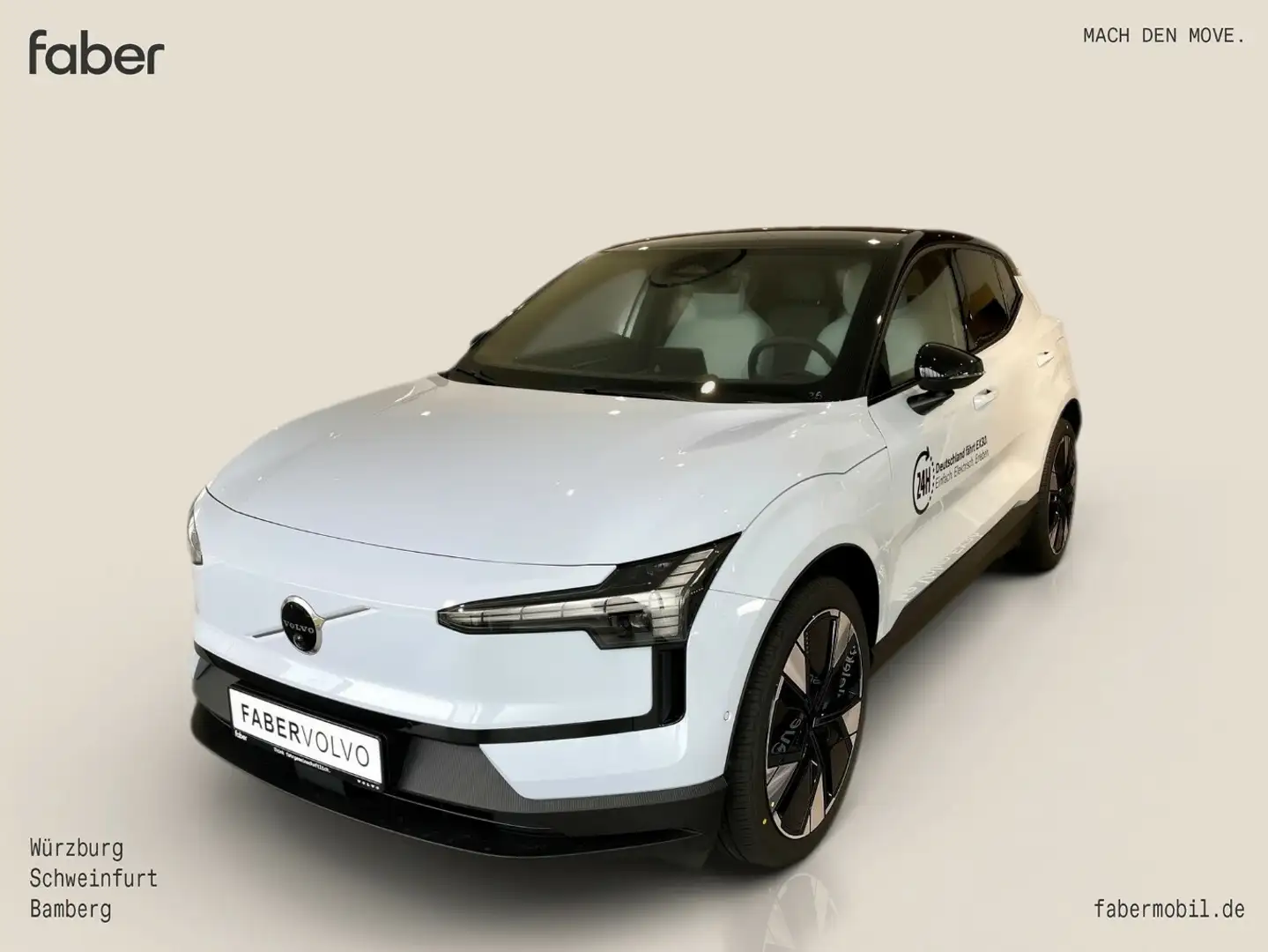 Volvo EX30 Ultra AWD Performance Pure Electric Blau - 1