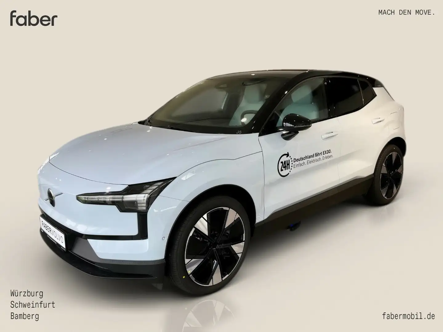Volvo EX30 Ultra AWD Performance Pure Electric Blau - 2