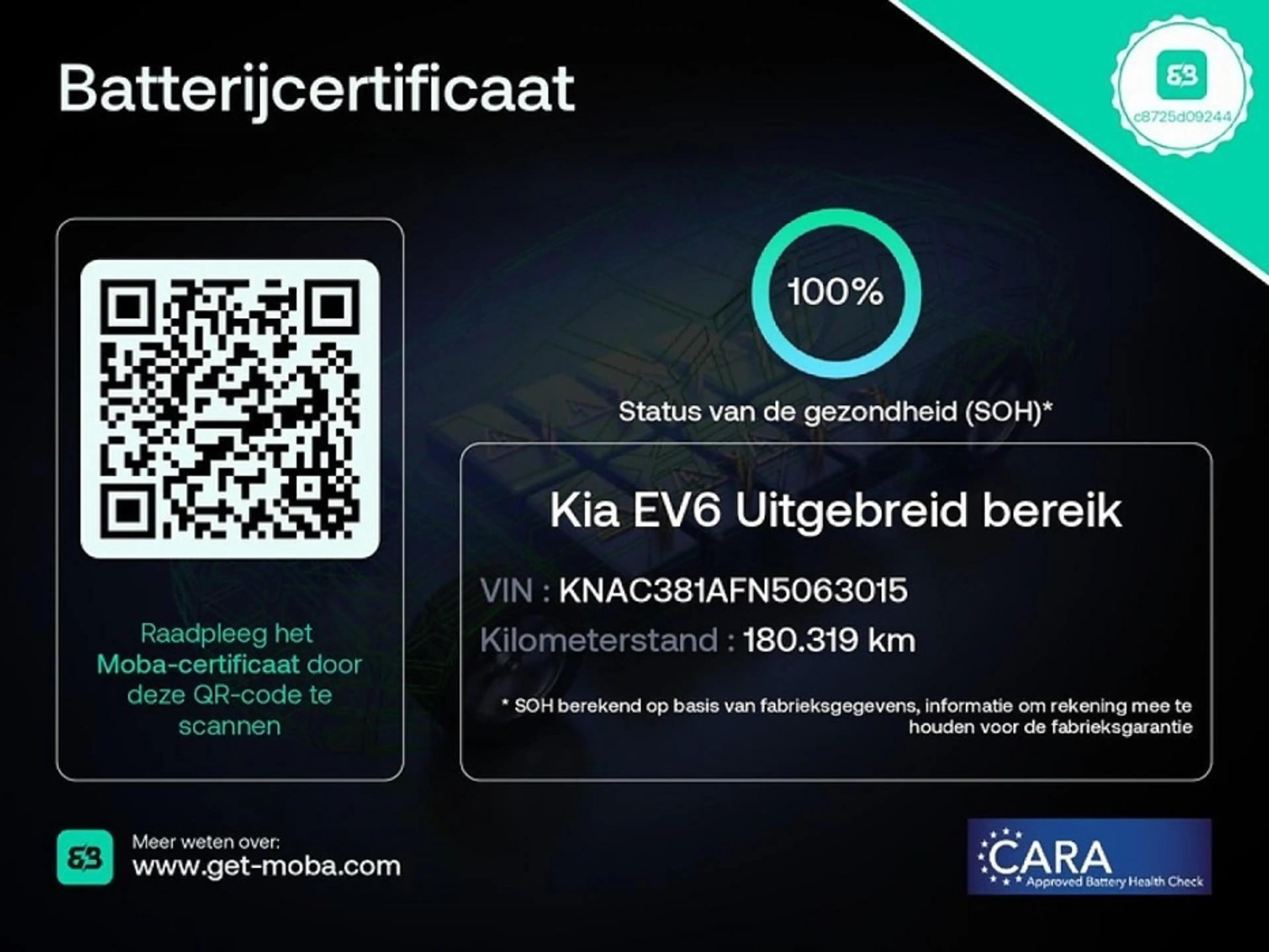 Kia EV6 Plus 77.4 kWh -SOH100%-LEER-TREKHAAK-CAM-ECC- — photo 3