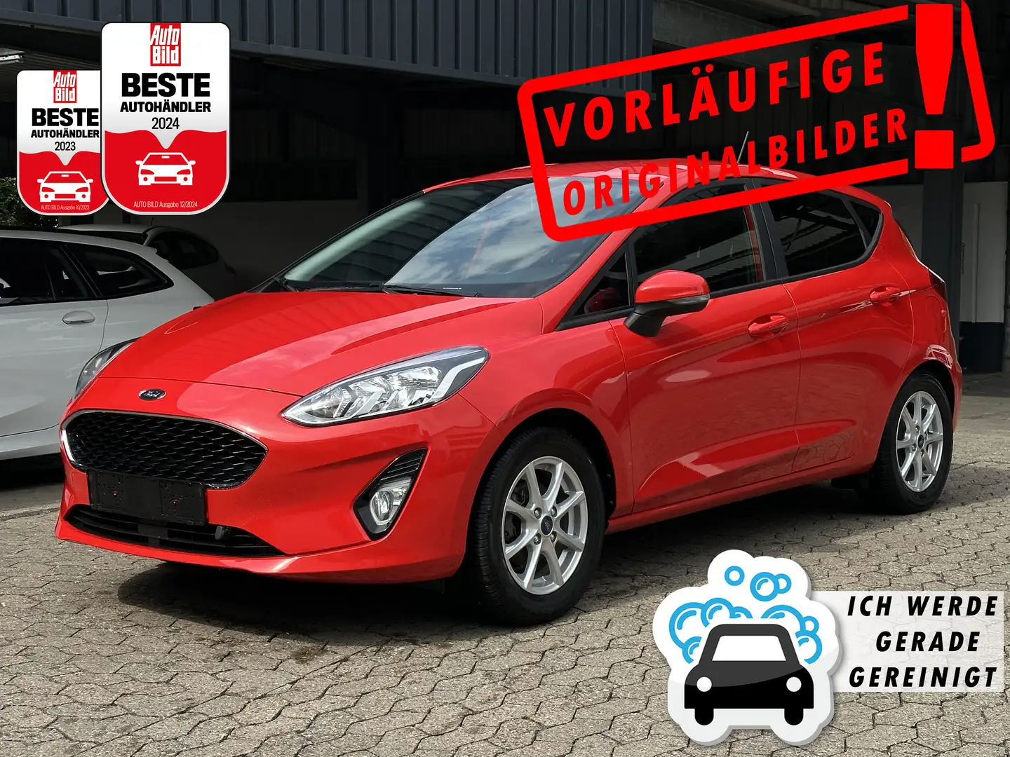Ford Fiesta Fiesta 1.0 EcoBoost S&S Cool&Connect +SPUR+ACC+ Rojo - 1