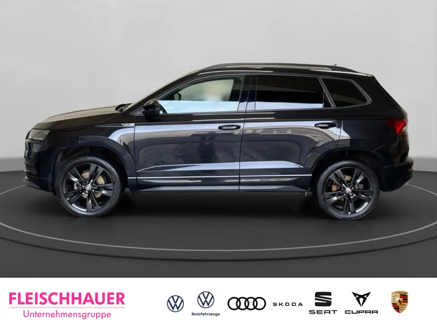 Skoda Karoq 1.5 TSI Sportline LED Navi CarPlay Panorama Keyles Schwarz - 2