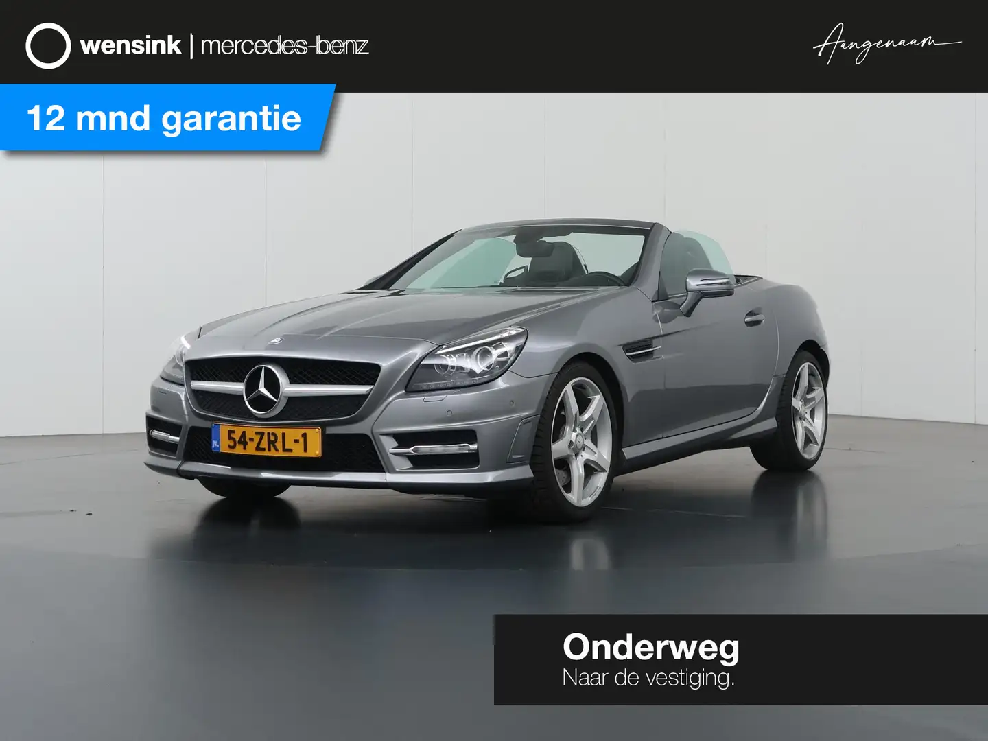 Mercedes-Benz SLK 200 | Navigatie | Bluetooth | Stoelverwarming | Cruise Grau - 1
