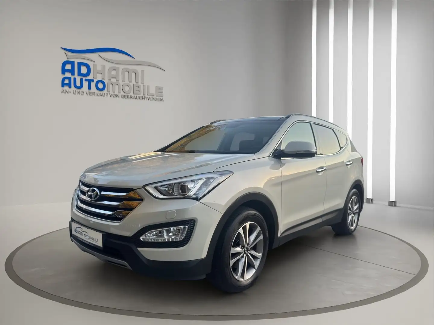 Hyundai SANTA FE Premium 4WD/PANO/LEDER/AHK! Beige - 1