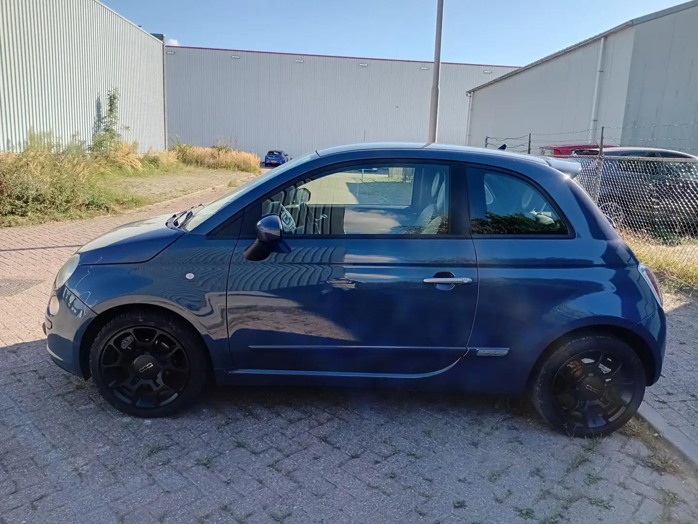 Fiat 500 0.9i TwinAir Plus 164dkm NAP Airco Half Leder Bleu Bleu - 2