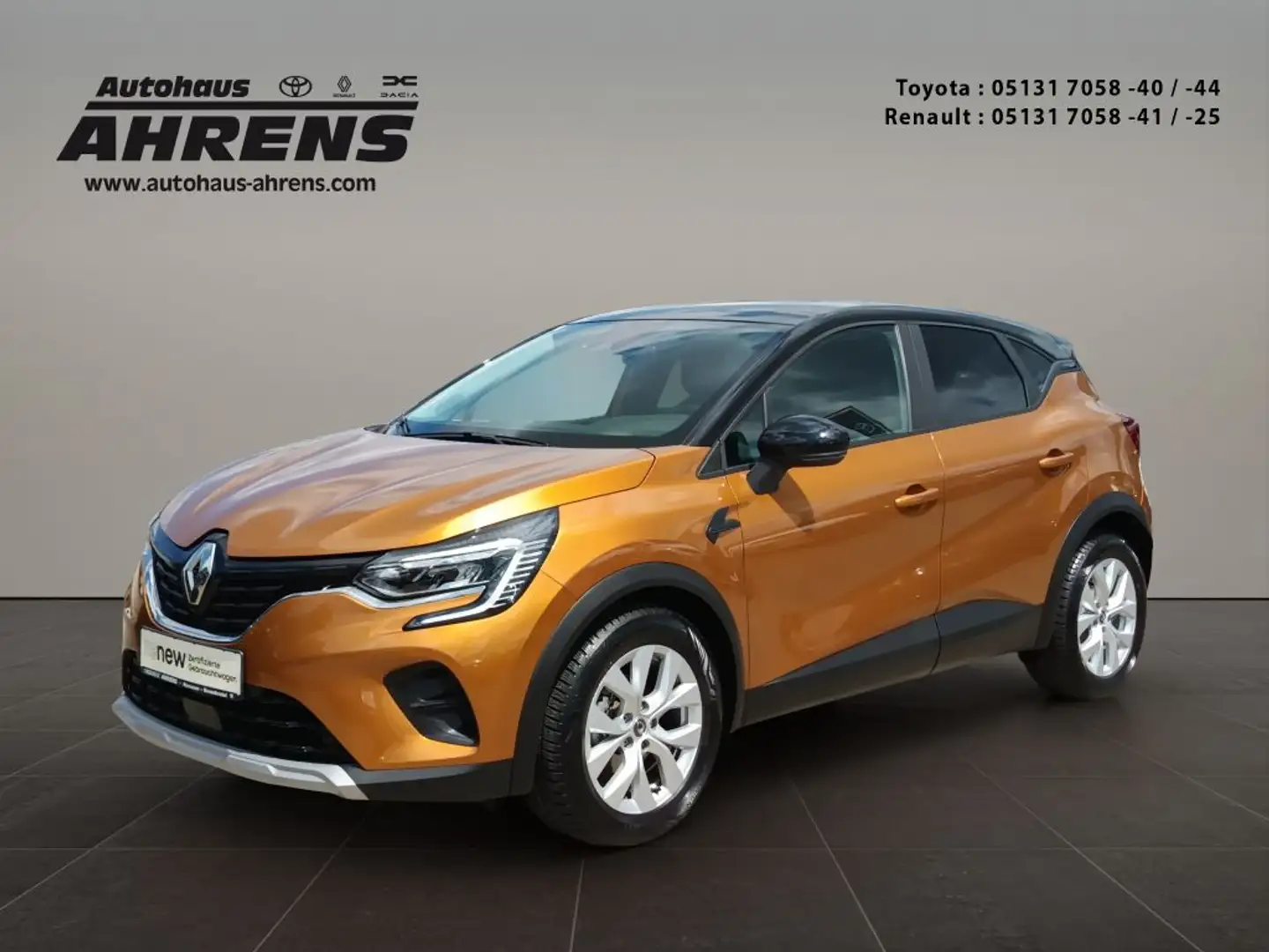 Renault Captur TCe90 ZEN Navi Winterpaket Klimaautom. 17 Zoll Alu Oranje - 1