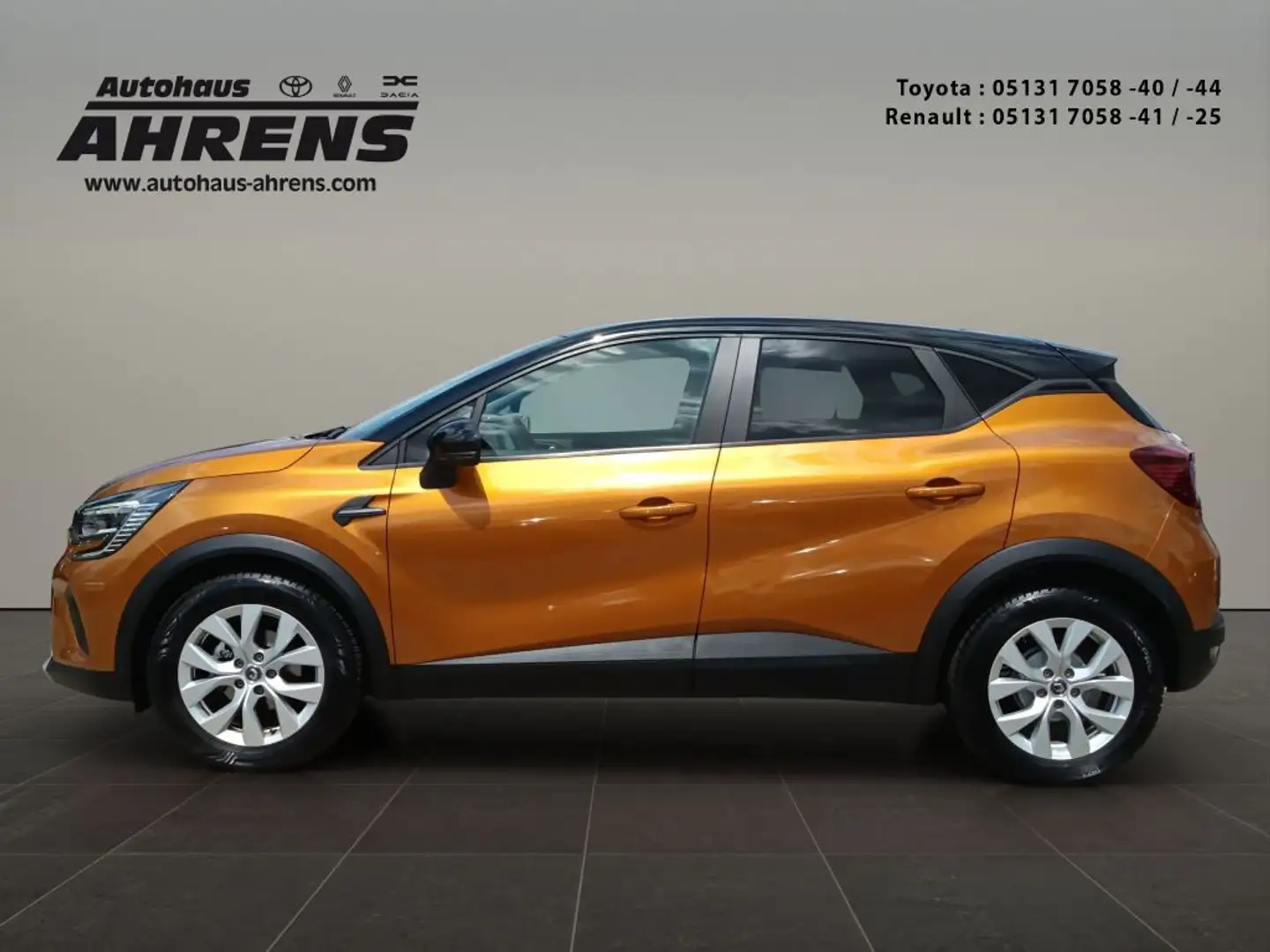 Renault Captur TCe90 ZEN Navi Winterpaket Klimaautom. 17 Zoll Alu Orange - 2