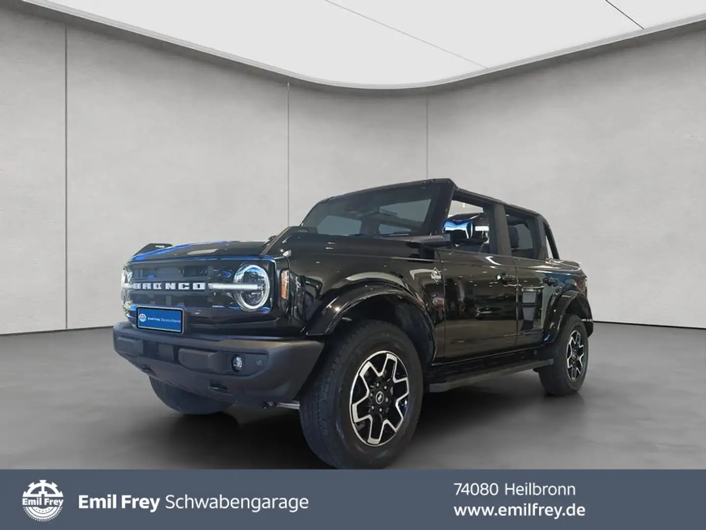 Ford Bronco 2.7 EcoBoost V6 Outer Banks 246 kW, 5-türig Schwarz - 1