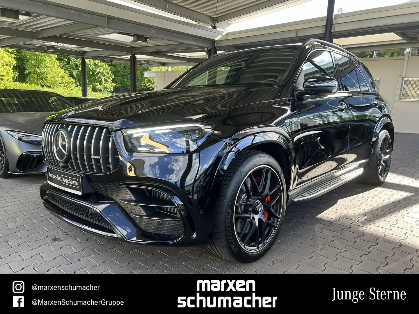 Mercedes-Benz GLE 63 AMG AMG GLE 63 S 4M+ Drivers+Pano+Msg+AHK+Night+MY25 Zwart - 1