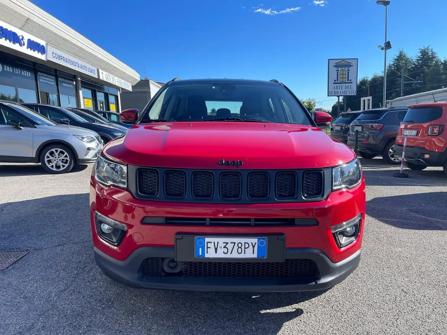 Jeep Compass 2.0 mjt Night Eagle 4wd 140cv auto my19 Rouge - 2