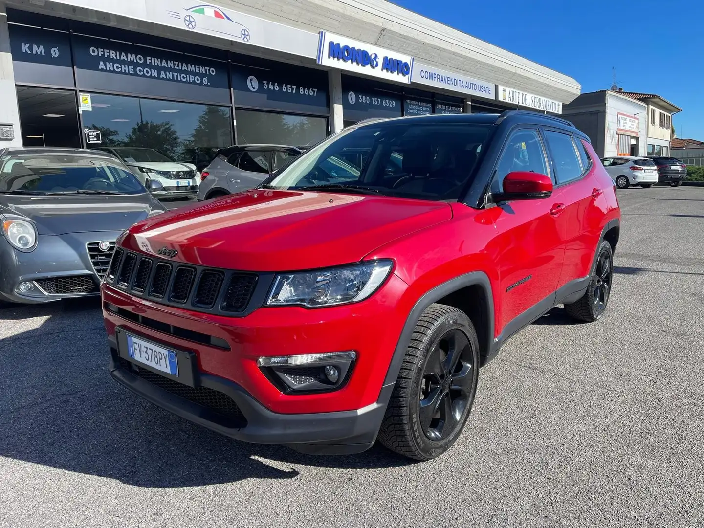Jeep Compass 2.0 mjt Night Eagle 4wd 140cv auto my19 Rouge - 1