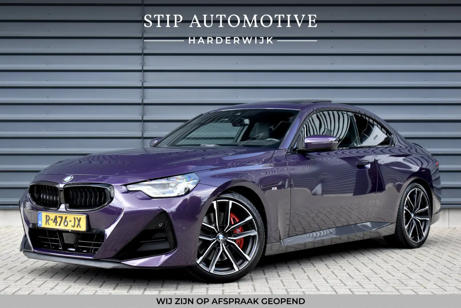 BMW 220 2 Serie Coupé 220i High Executive M Sport | Schuif Paars - 1
