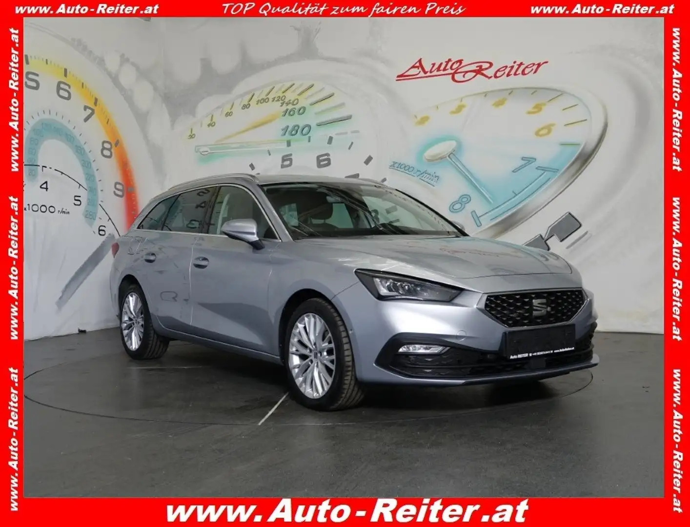 SEAT Leon SP Xcellence 2,0 TDI DSG 4Drive *LED, NAVI, AHK... Silber - 1