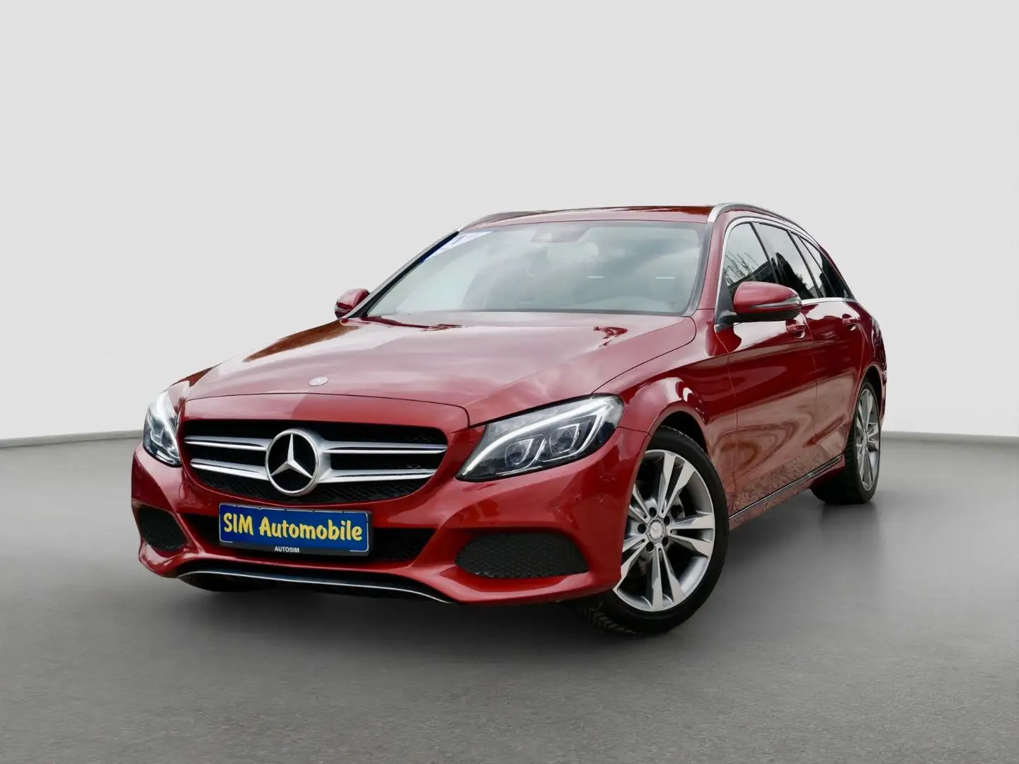 Mercedes-Benz C 200 T CGI+LED+KAMERA+AHK+NAVI Rot - 1